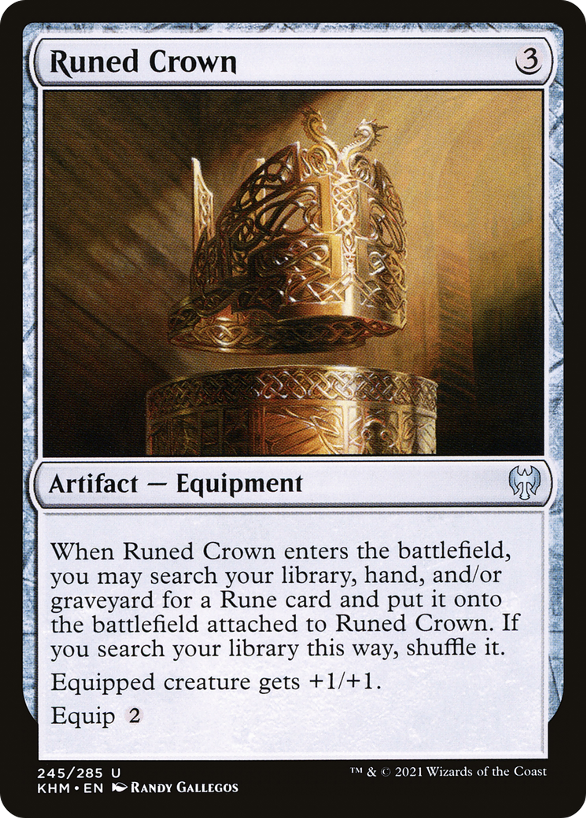 Runed Crown — Kaldheim — Magic: The Gathering