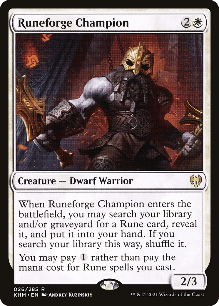 Runeforge Champion — Kaldheim — Magic: The Gathering