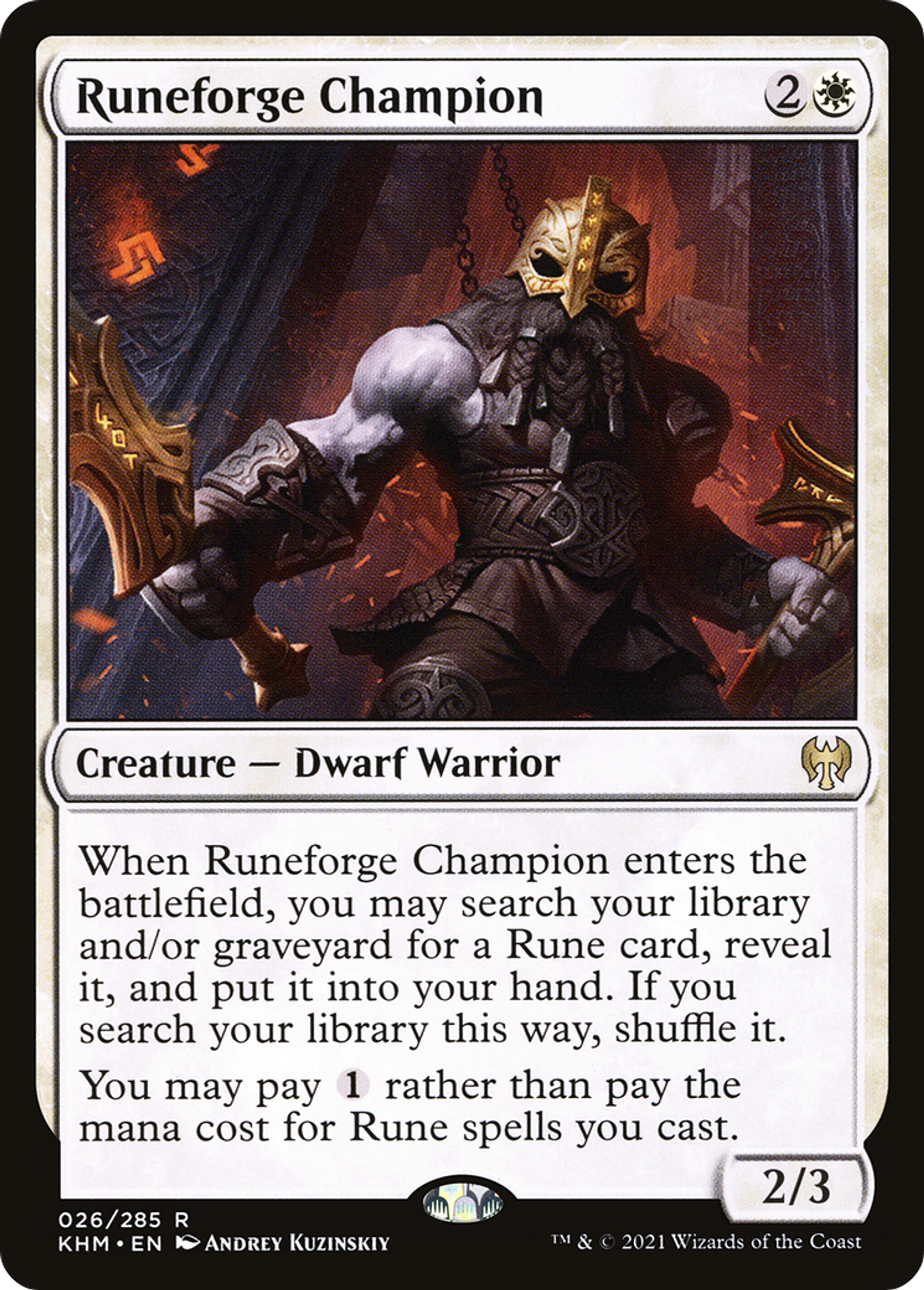 Runeforge Champion — Kaldheim — Magic: The Gathering