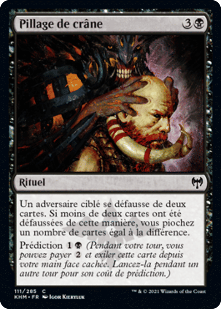 Pillage de crâne — Kaldheim — Magic: The Gathering