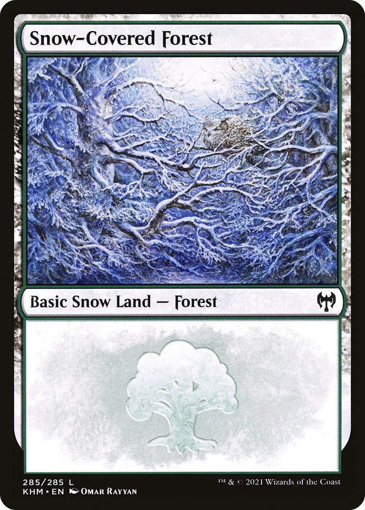 Snow-Covered Forest — Kaldheim — Magic: The Gathering