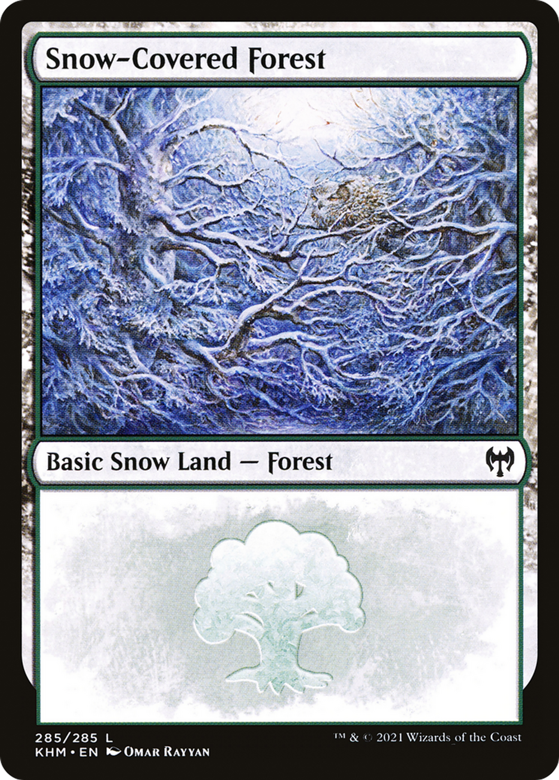 Snow-Covered Forest — Kaldheim — Magic: The Gathering