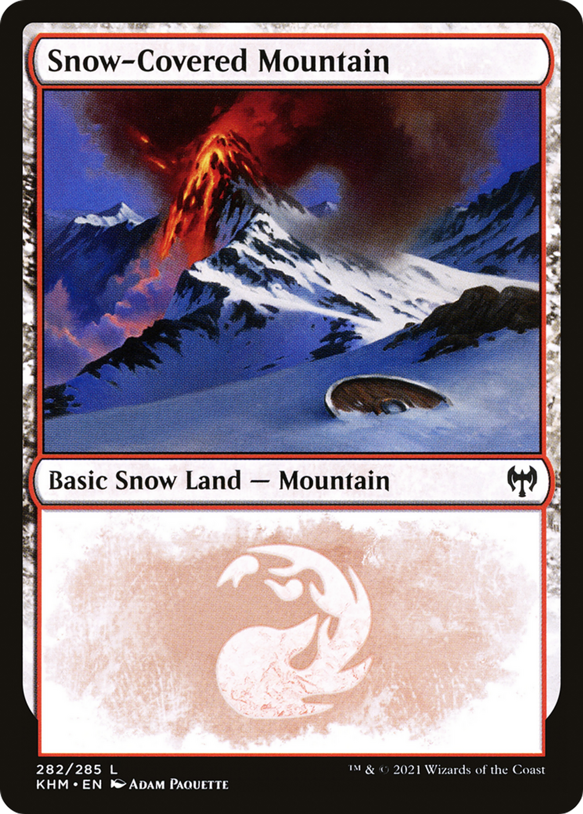 Snow-Covered Mountain — Kaldheim — Magic: The Gathering