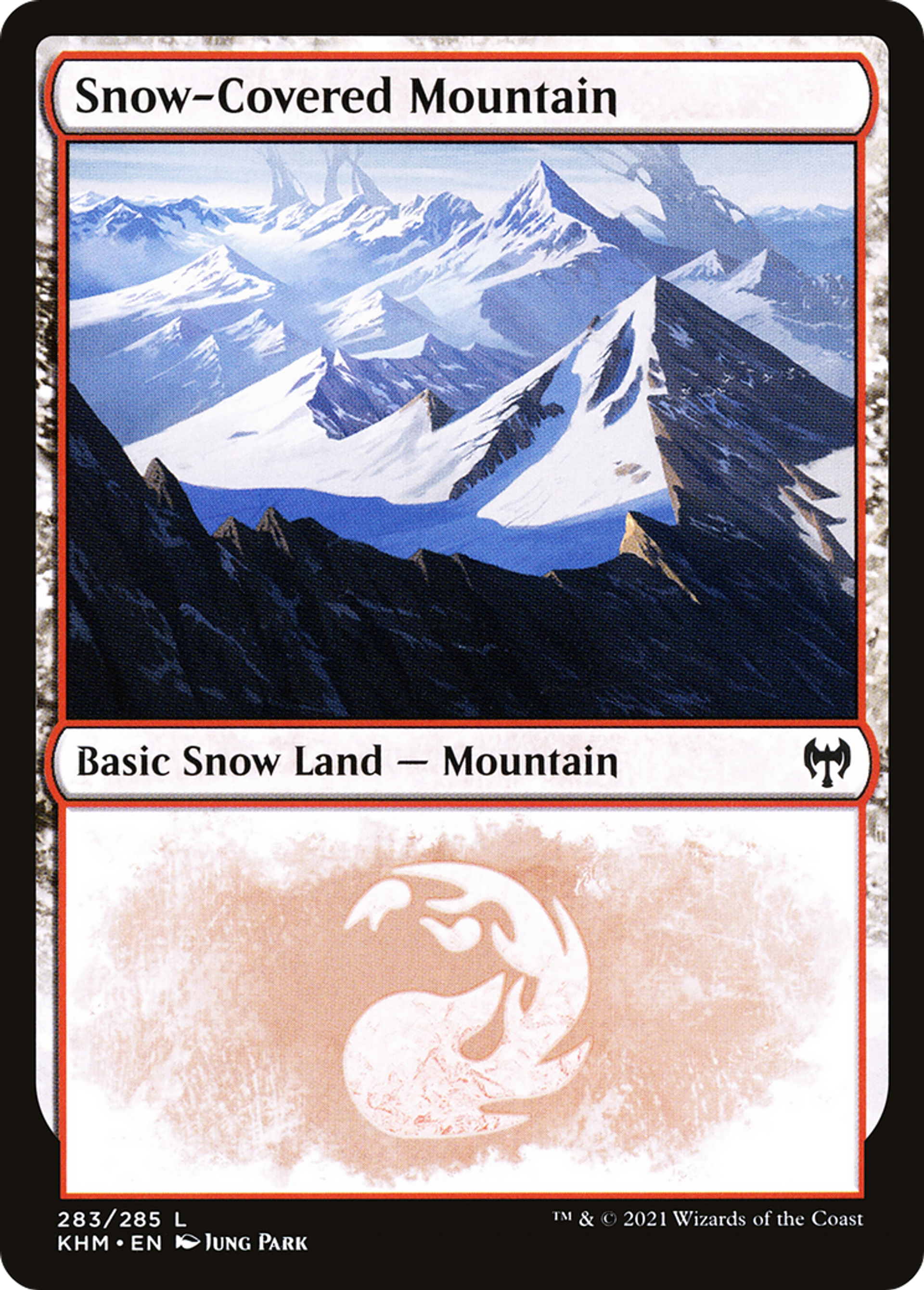 Snow-Covered Mountain — Kaldheim — Magic: The Gathering