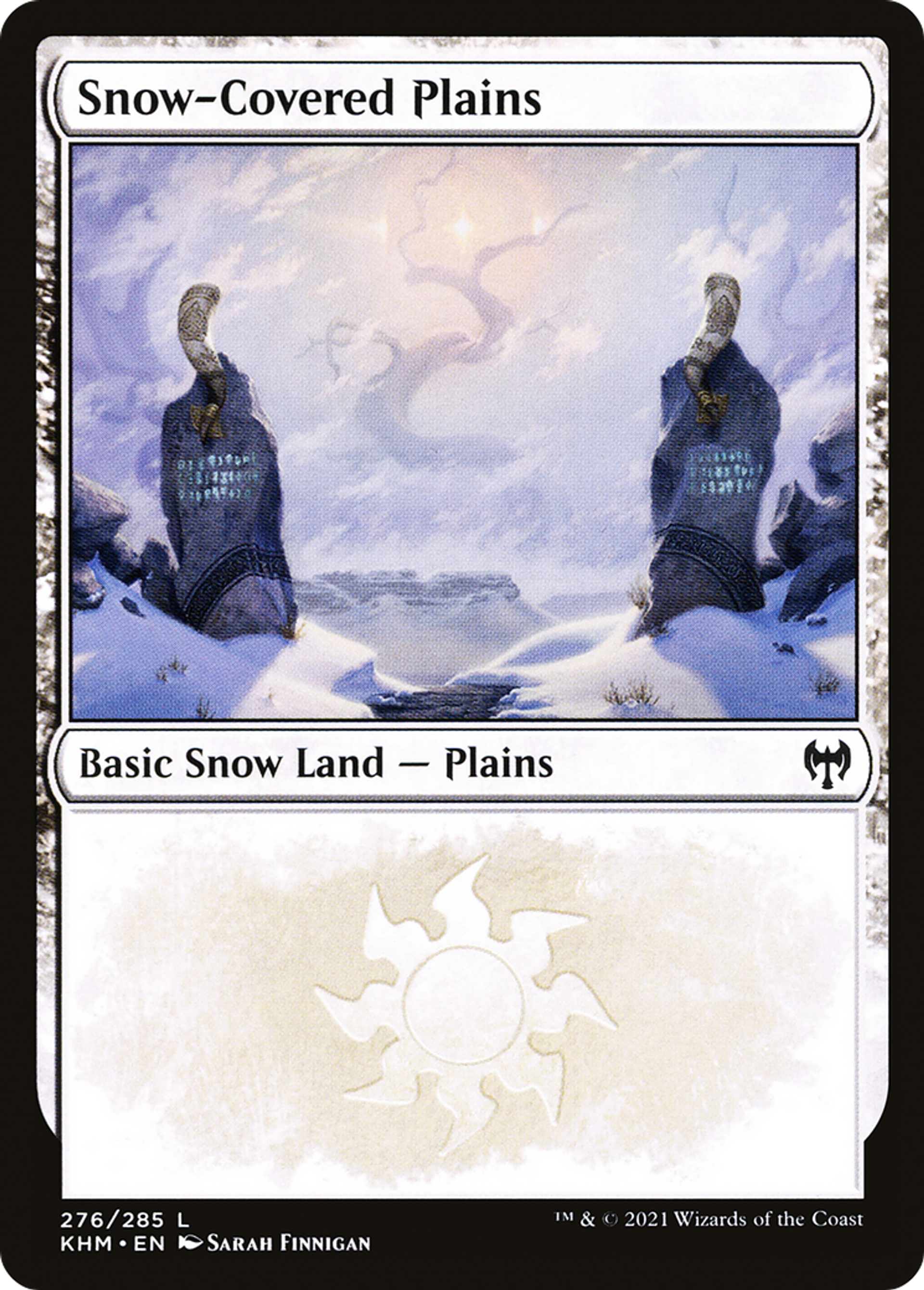 Snow-Covered Plains — Kaldheim — Magic: The Gathering