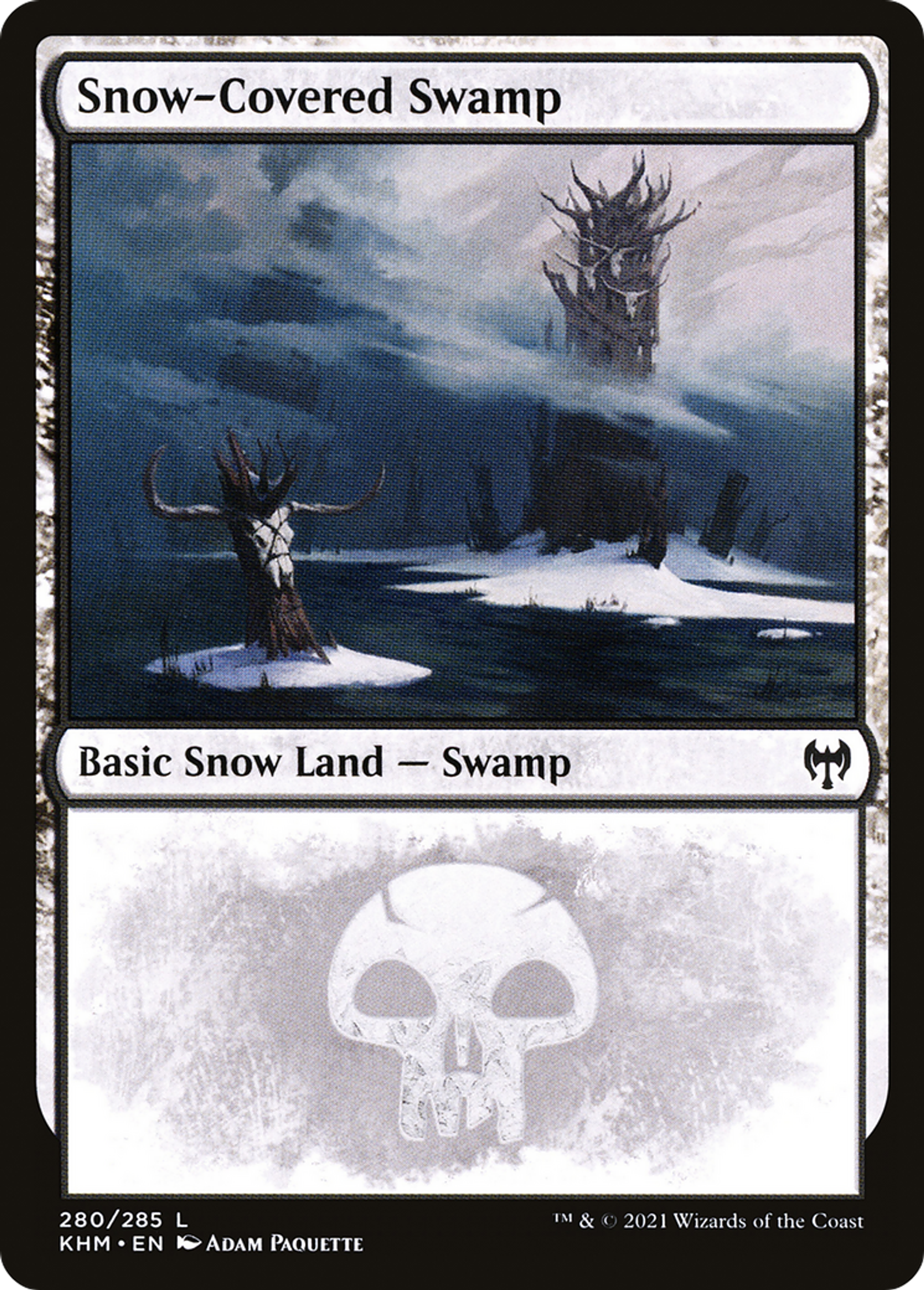 Snow-Covered Swamp — Kaldheim — Magic: The Gathering