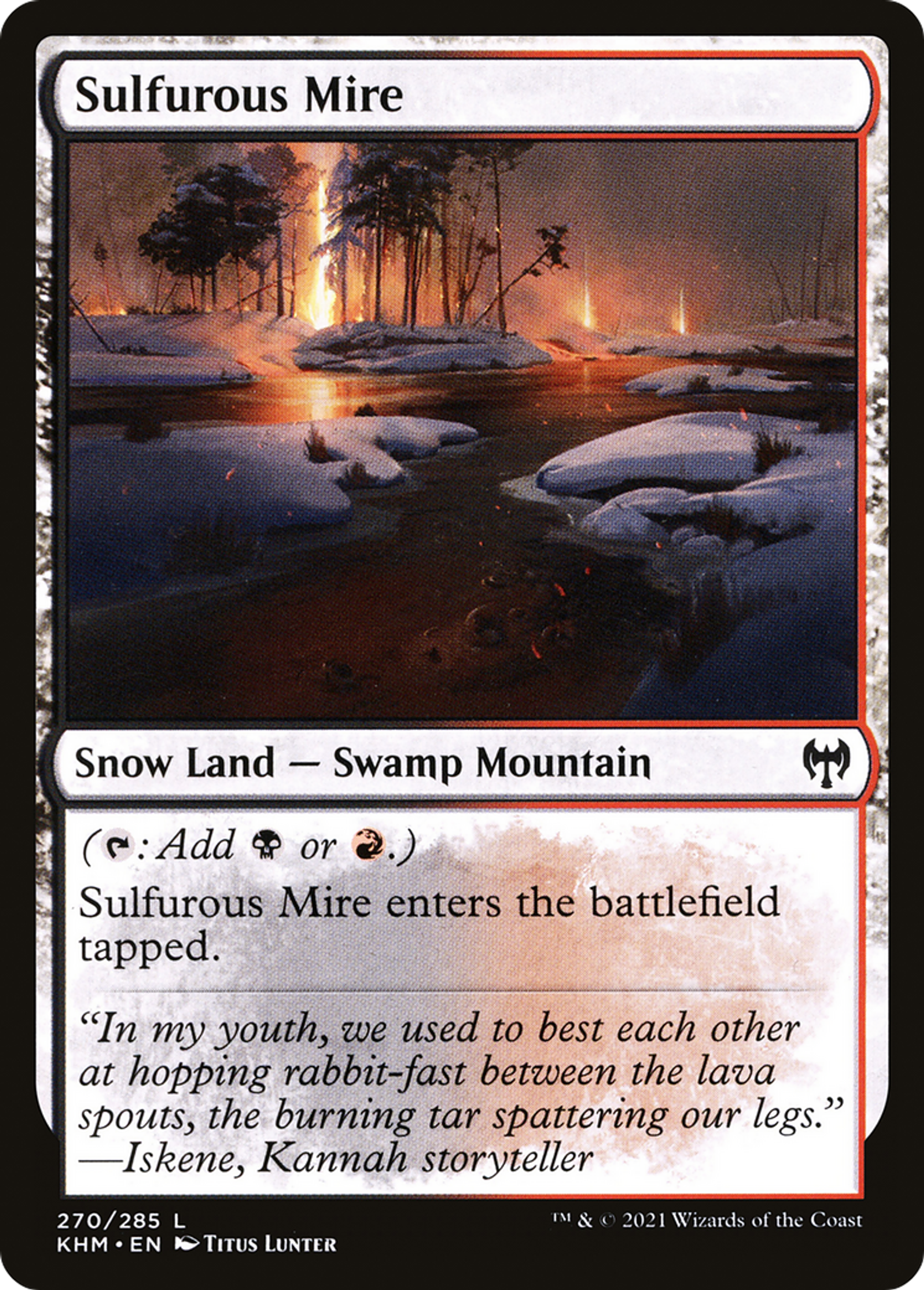 Sulfurous Mire — Kaldheim — Magic: The Gathering