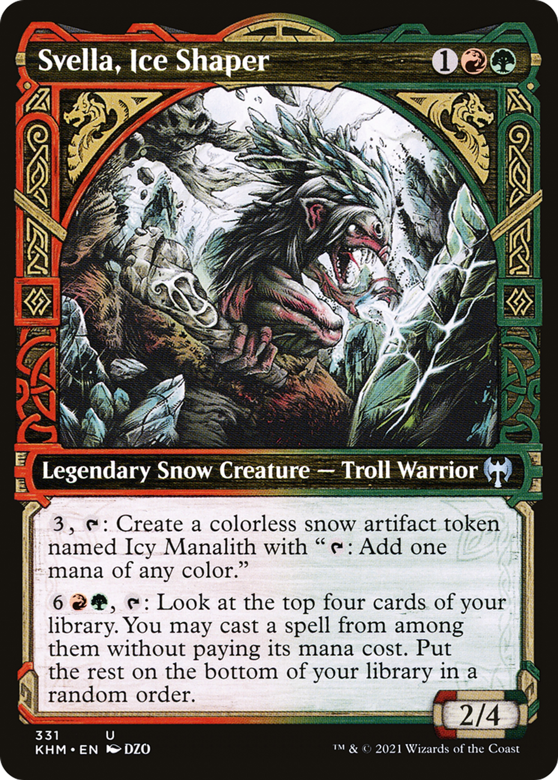 Svella, Ice Shaper — Kaldheim — Magic: The Gathering