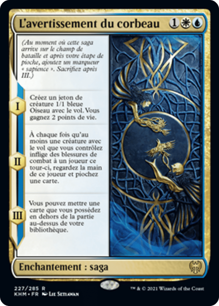 L'avertissement du corbeau — Kaldheim — Magic: The Gathering