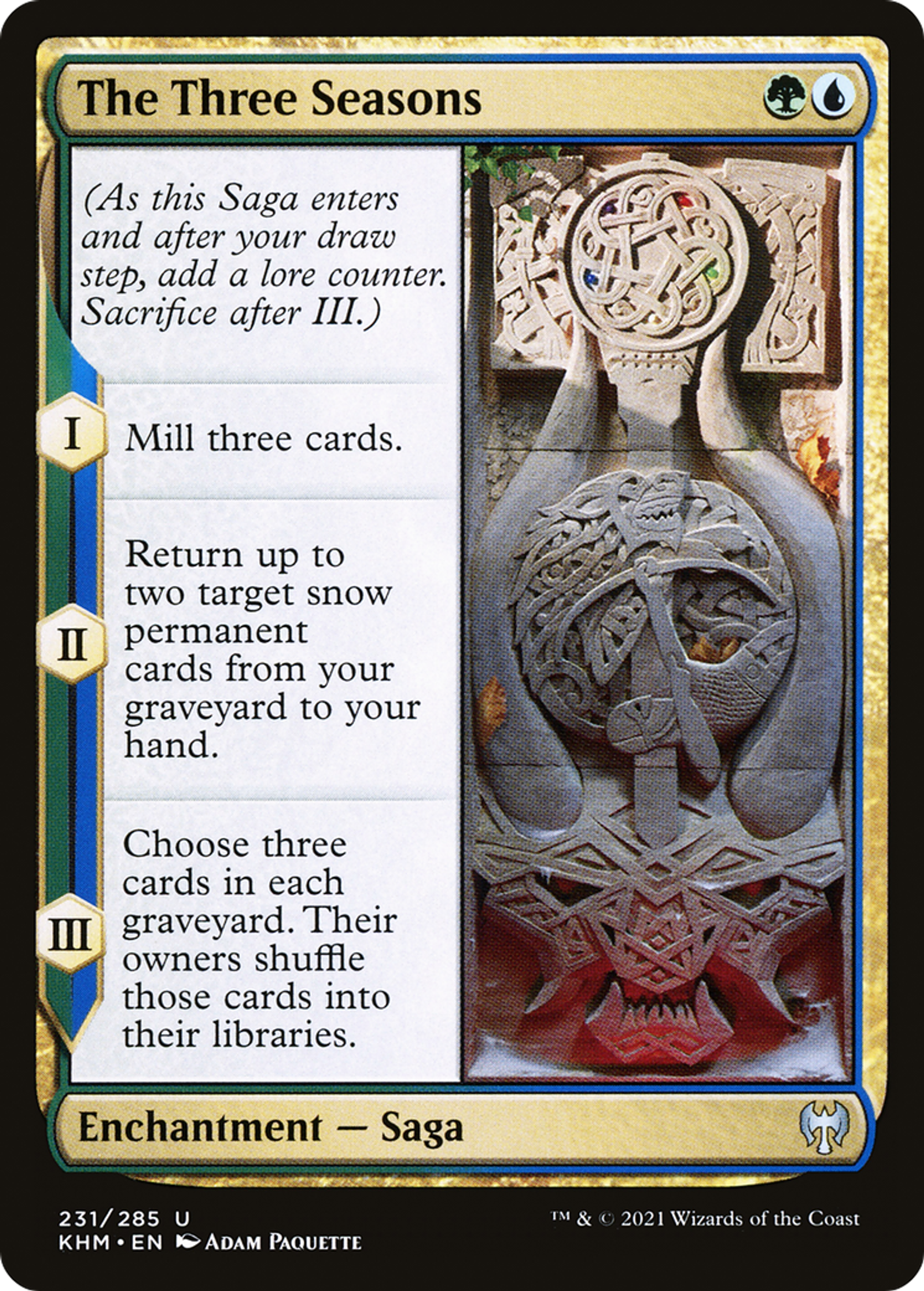 Les trois saisons — Kaldheim — Magic: The Gathering