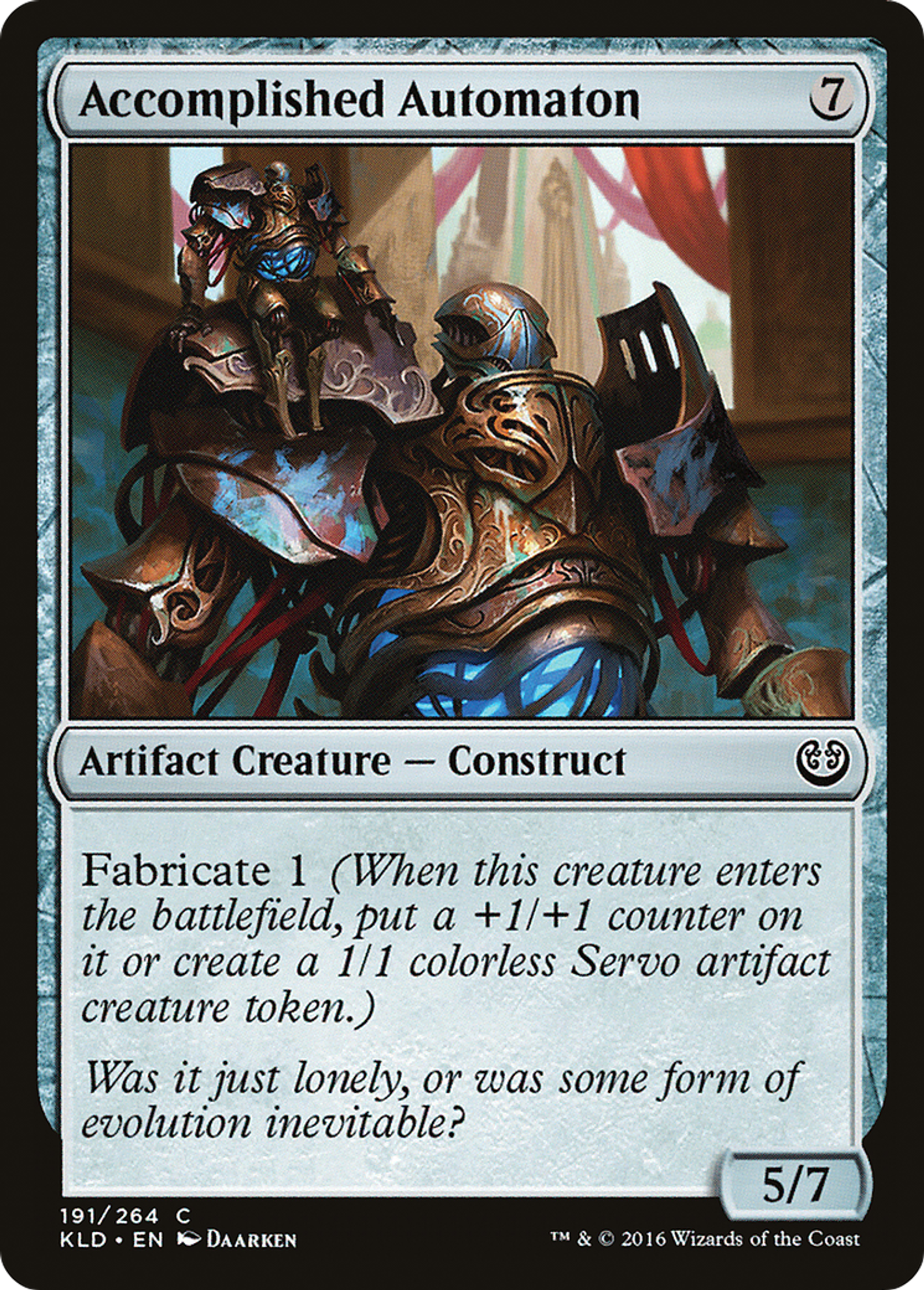 Accomplished Automaton — Kaladesh — Magic: The Gathering