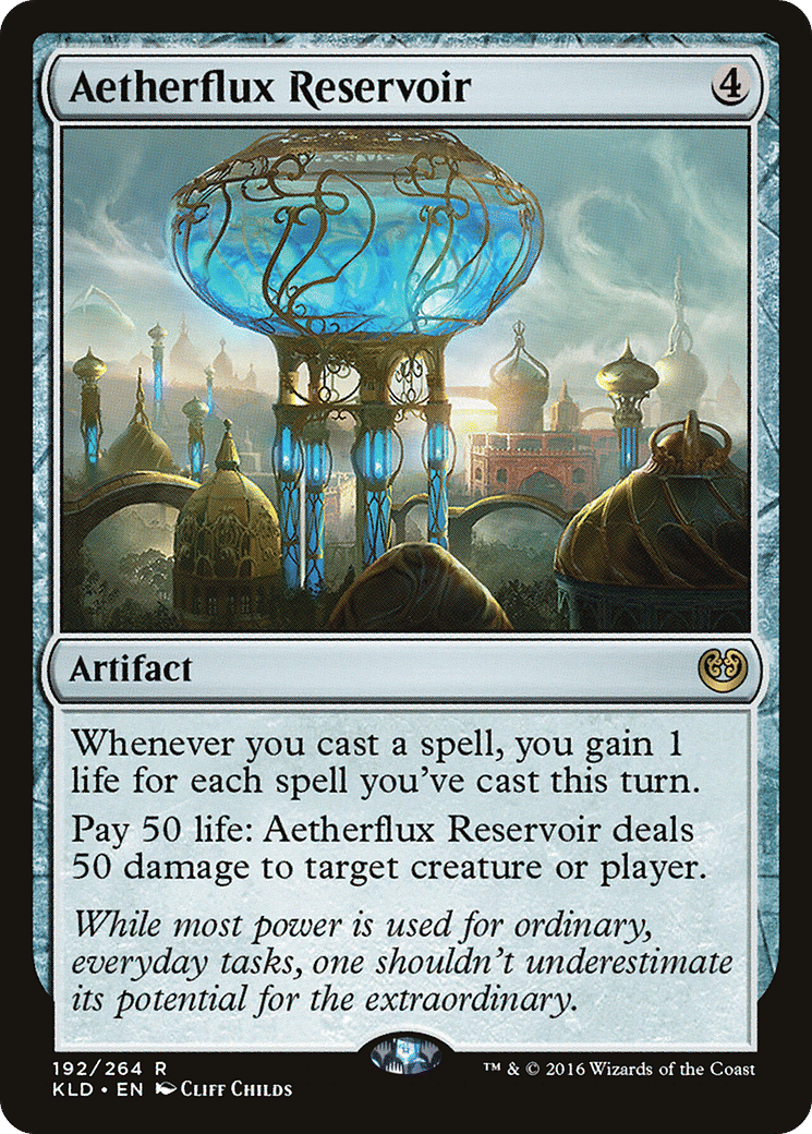 Aetherflux Reservoir — Kaladesh — Magic: The Gathering