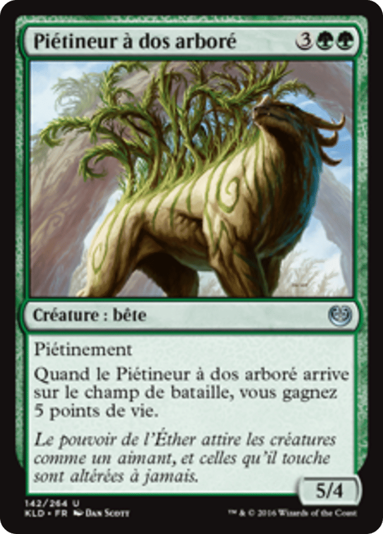 Piétineur à dos arboré — Kaladesh — Magic: The Gathering