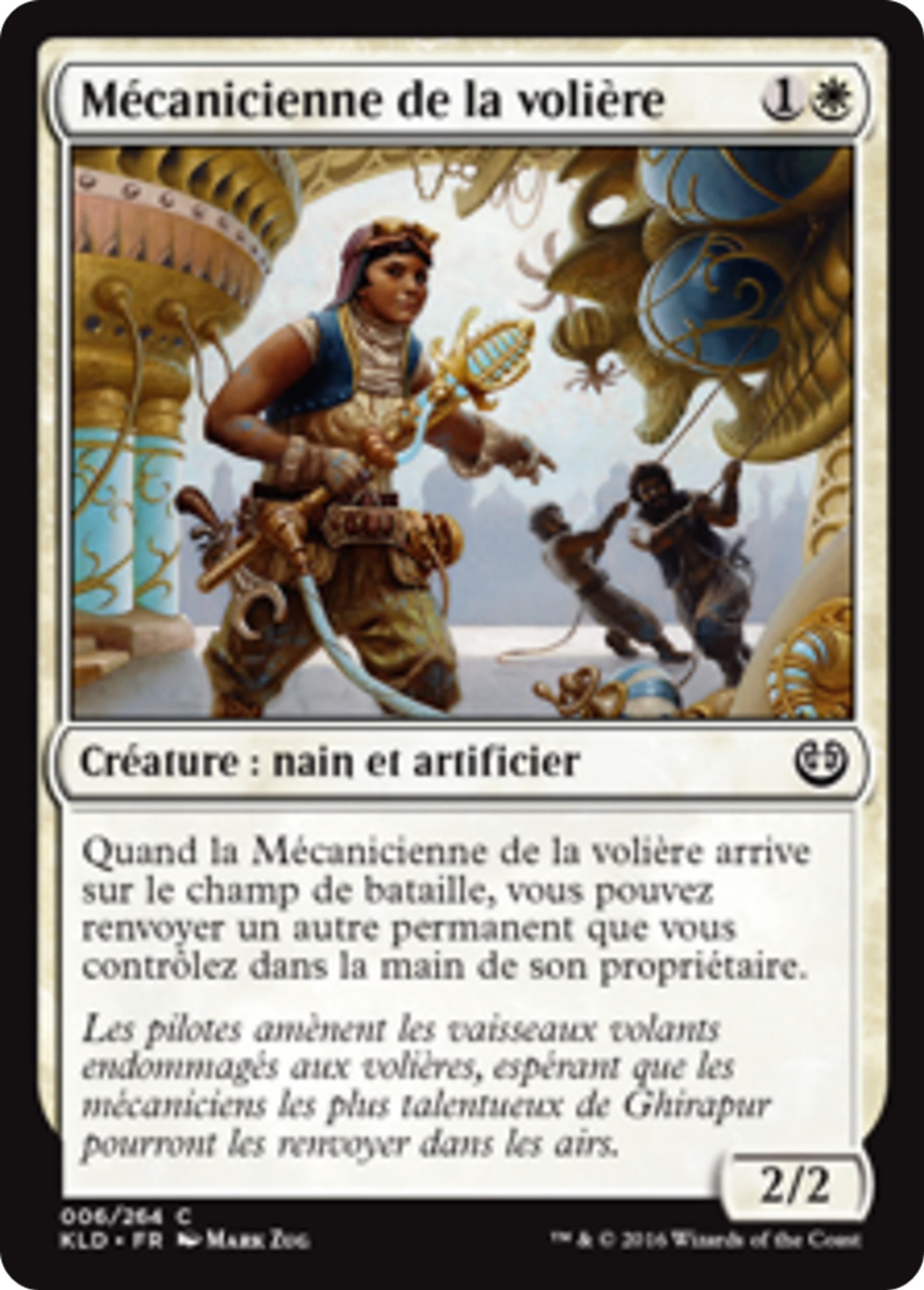 Mécanicienne de la volière — Kaladesh — Magic: The Gathering