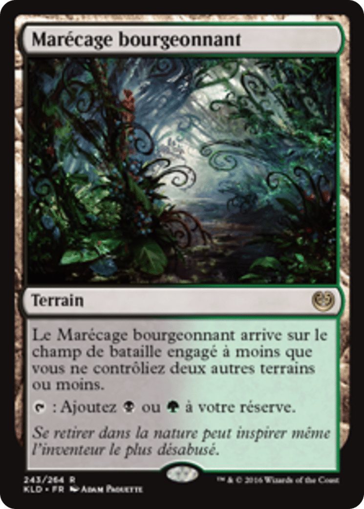 Marécage bourgeonnant — Kaladesh — Magic: The Gathering