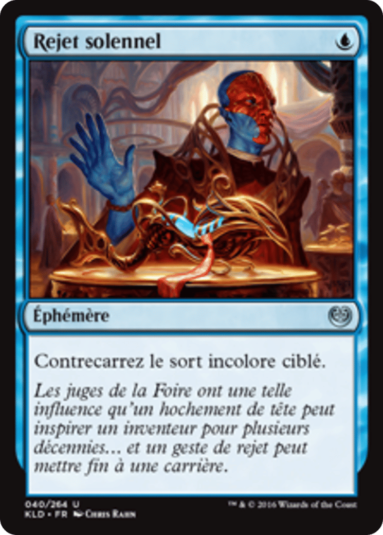 Rejet solennel — Kaladesh — Magic: The Gathering
