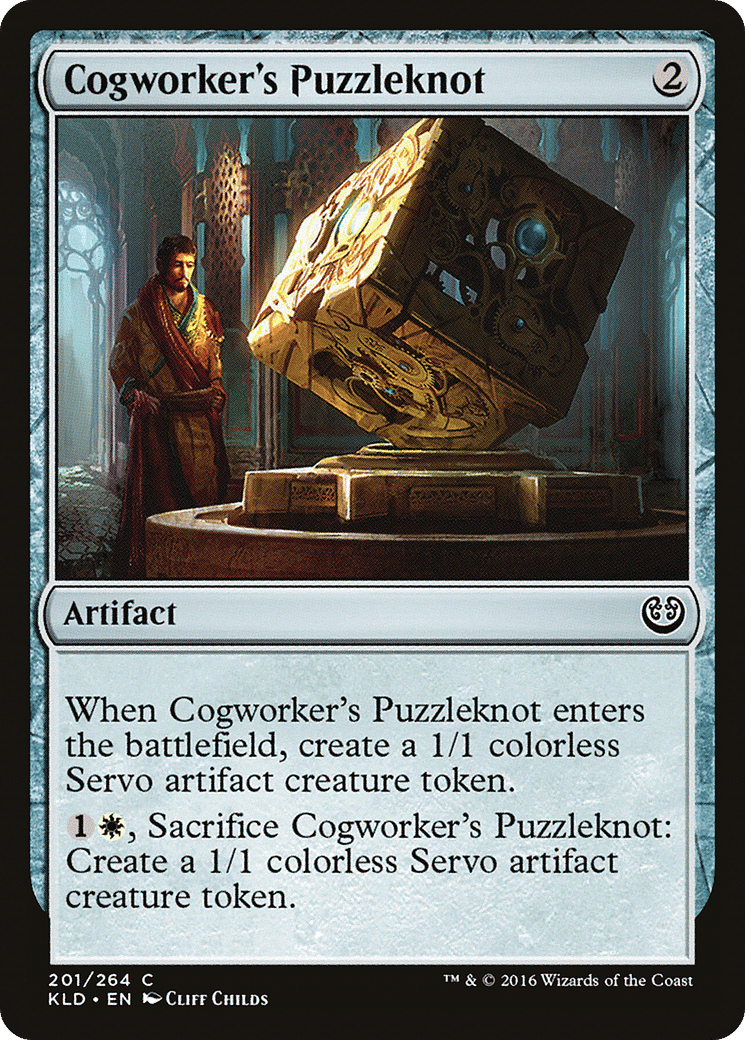 Cogworker's Puzzleknot — Kaladesh — Magic: The Gathering