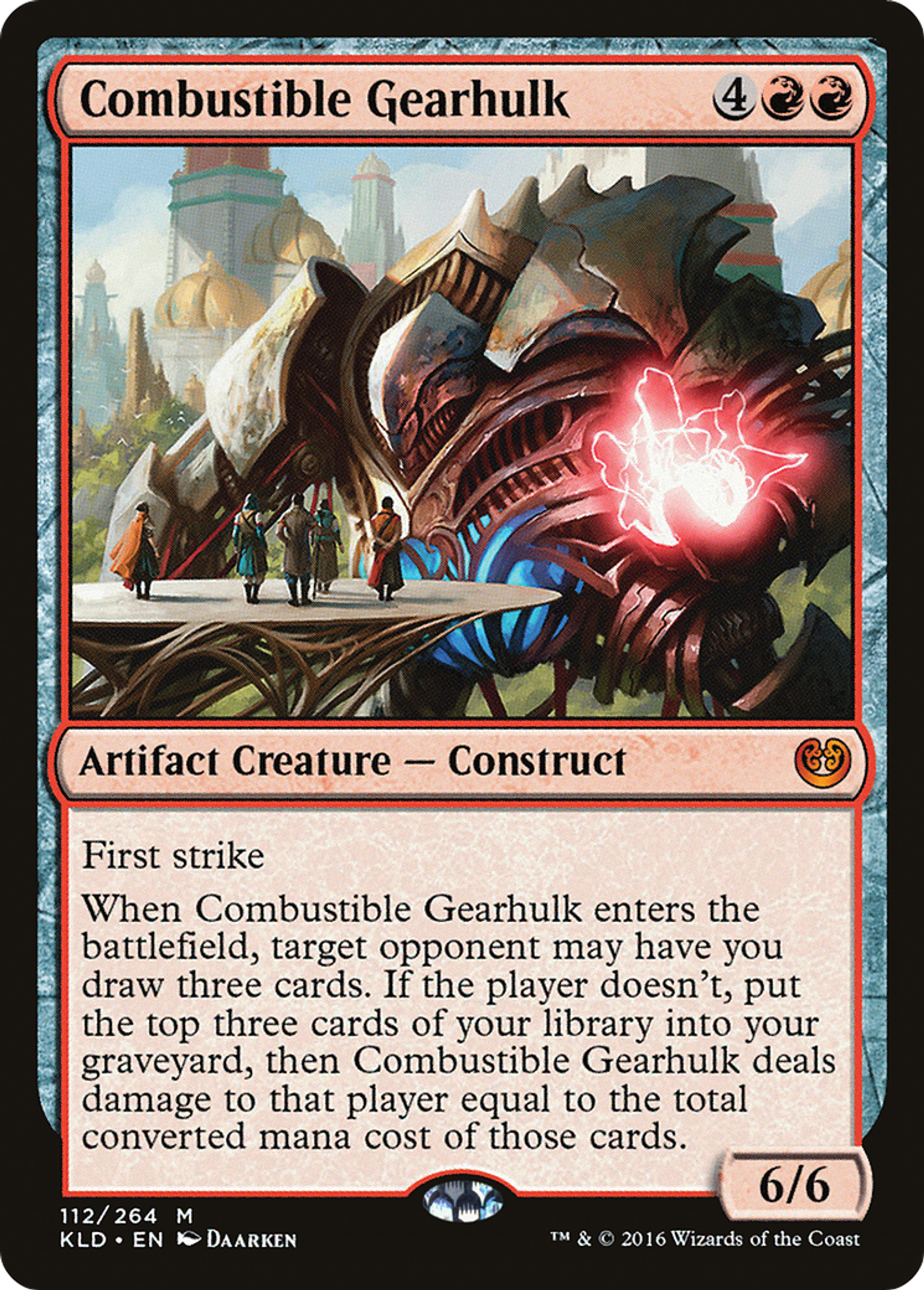 Carcasse mécanique combustible — Kaladesh — Magic: The Gathering