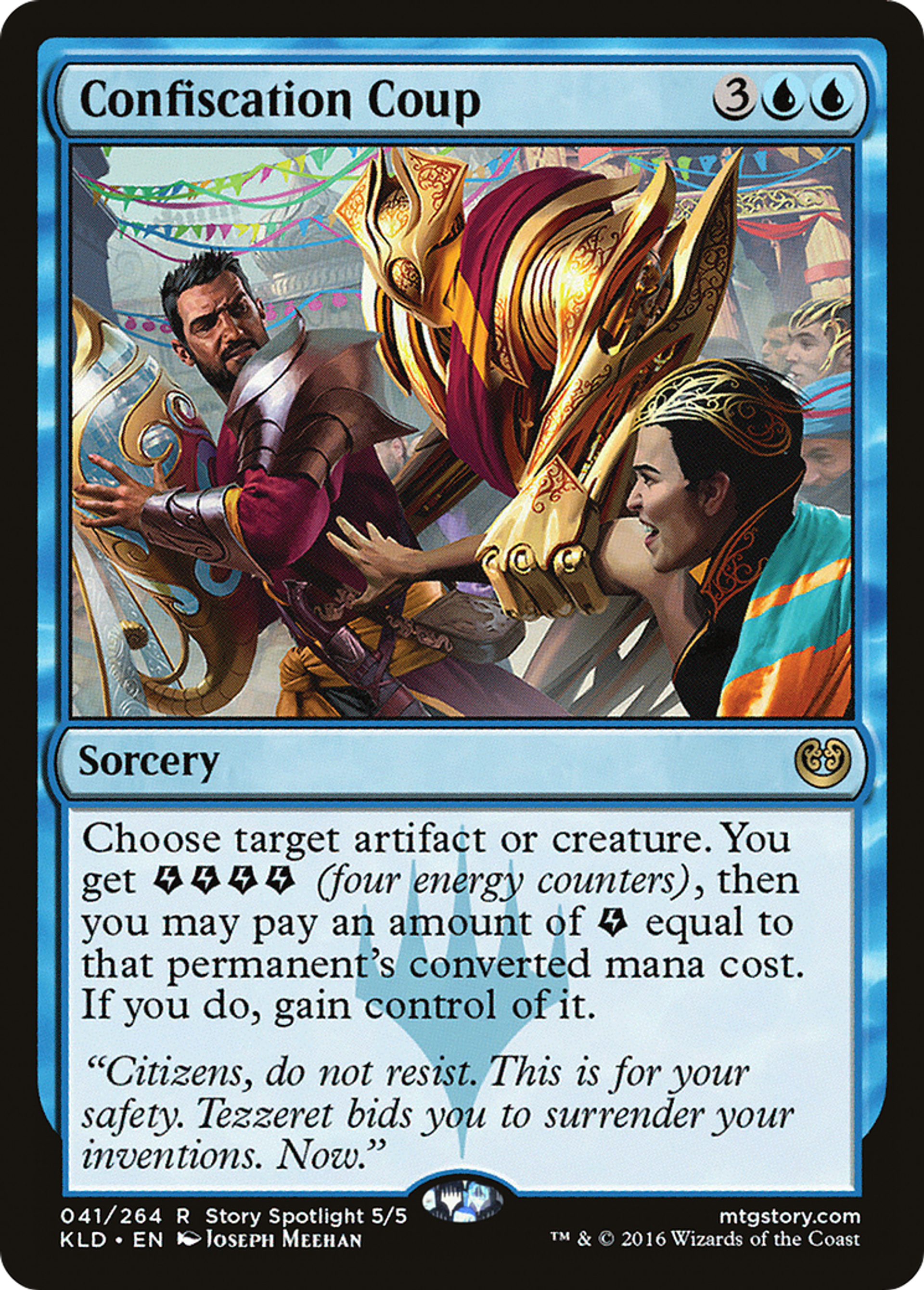 Confiscation Coup — Kaladesh — Magic: The Gathering