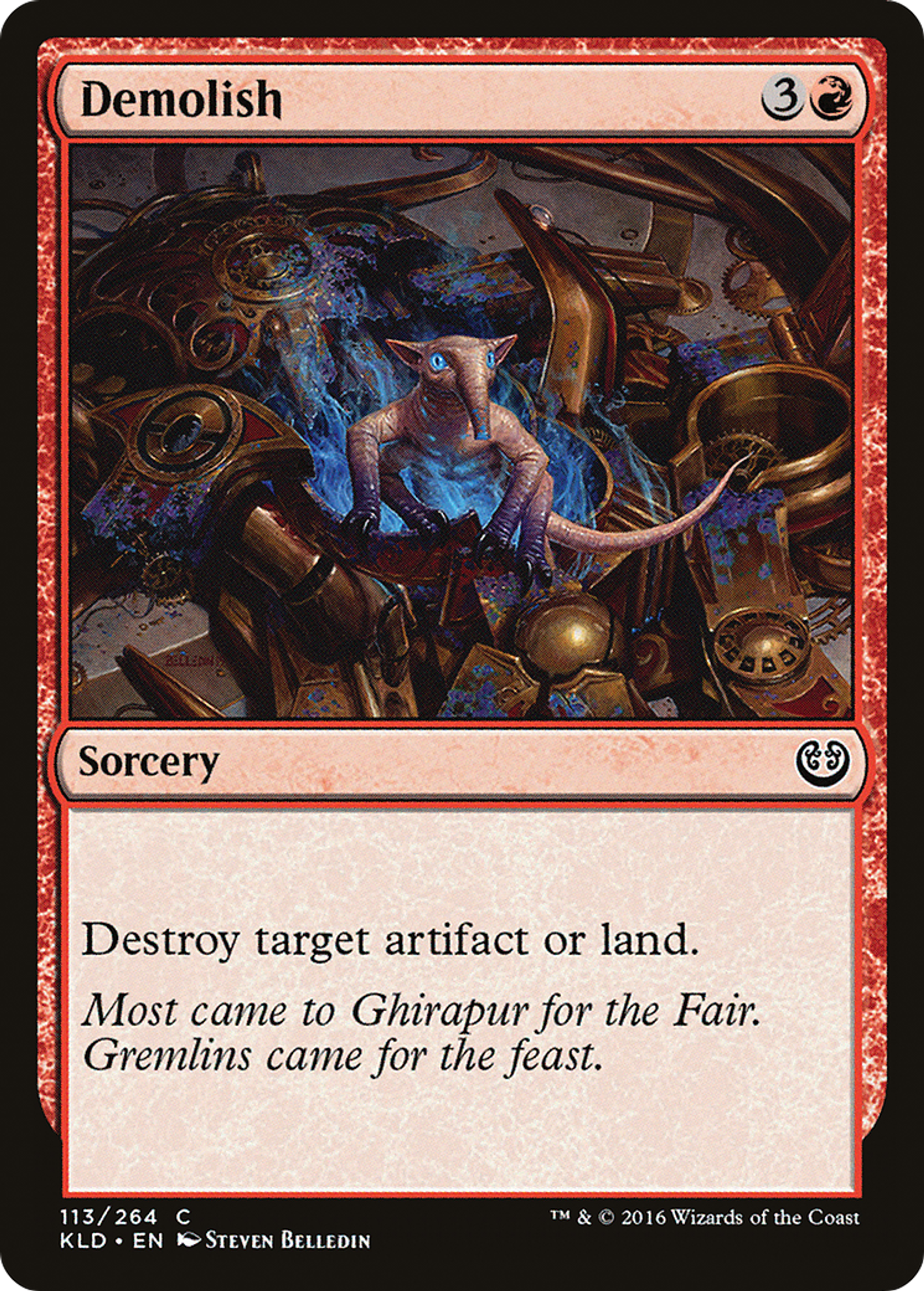 Démolition — Kaladesh — Magic: The Gathering