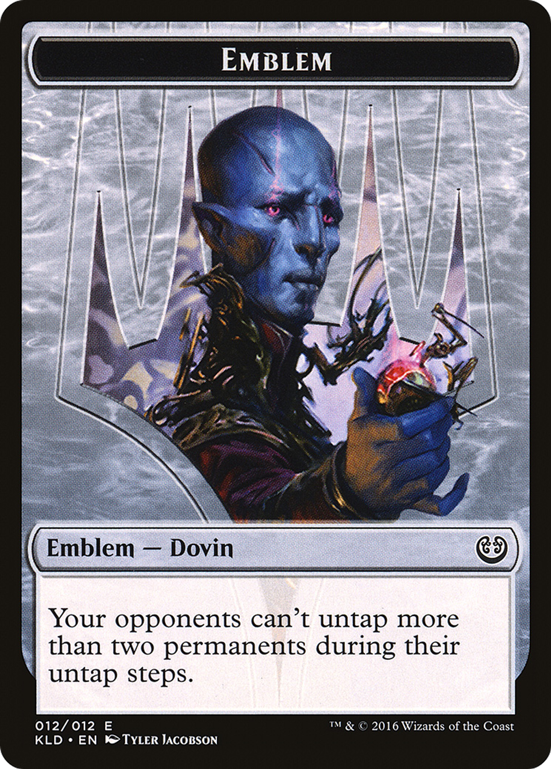 Dovin Baan Emblem — Kaladesh — Magic: The Gathering