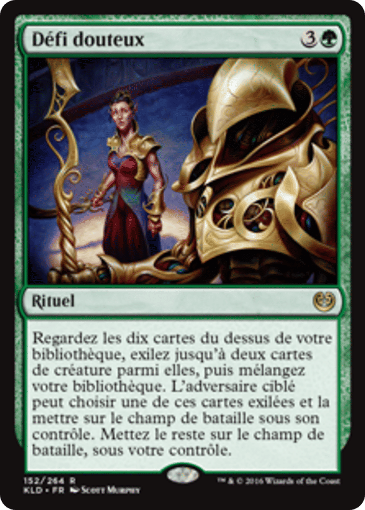 Défi douteux — Kaladesh — Magic: The Gathering