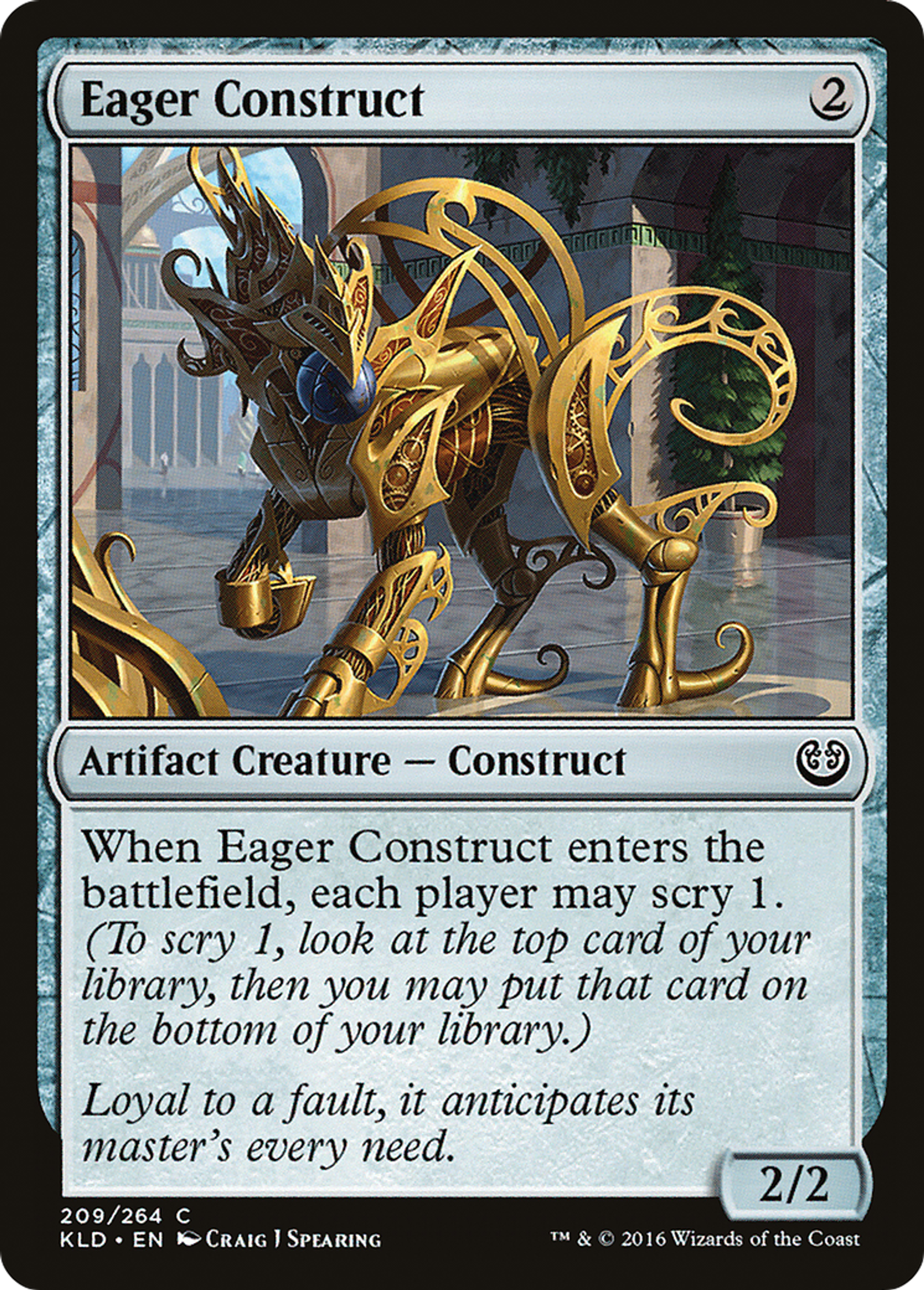 Eager Construct — Kaladesh — Magic: The Gathering