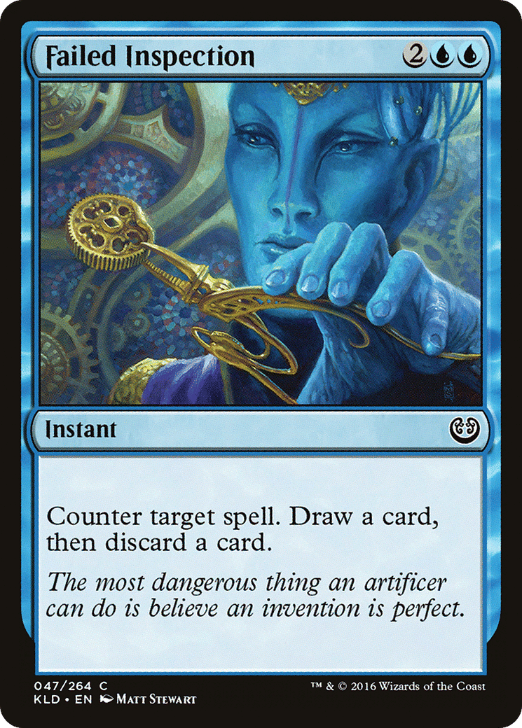 Failed Inspection — Kaladesh — Magic: The Gathering