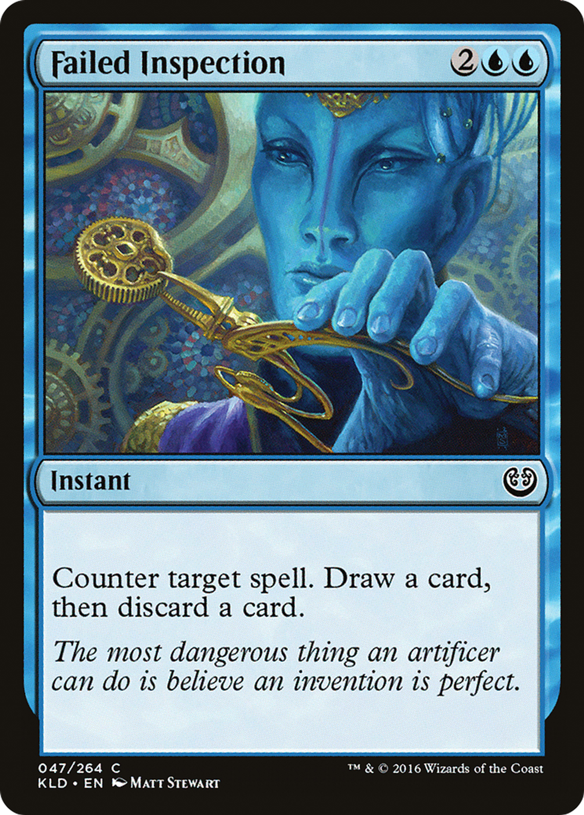 Failed Inspection — Kaladesh — Magic: The Gathering