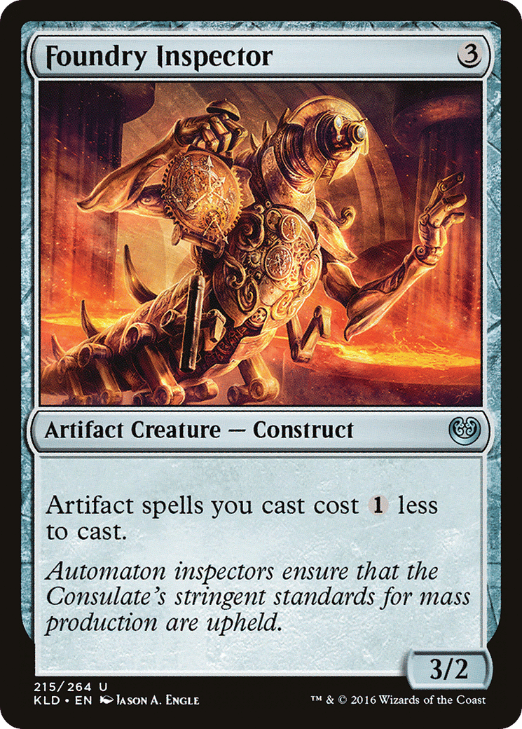 Foundry Inspector — Kaladesh — Magic: The Gathering