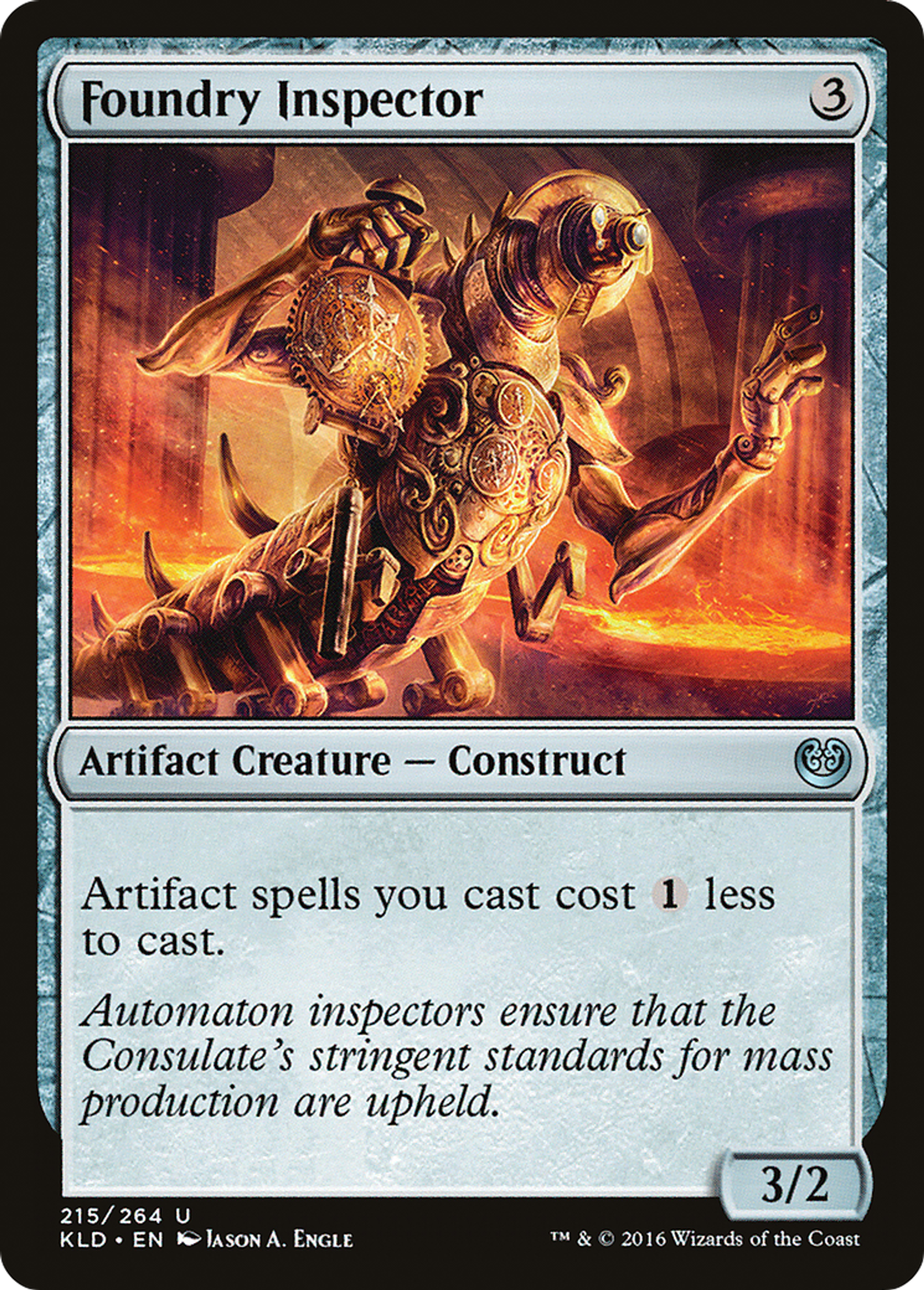 Foundry Inspector — Kaladesh — Magic: The Gathering