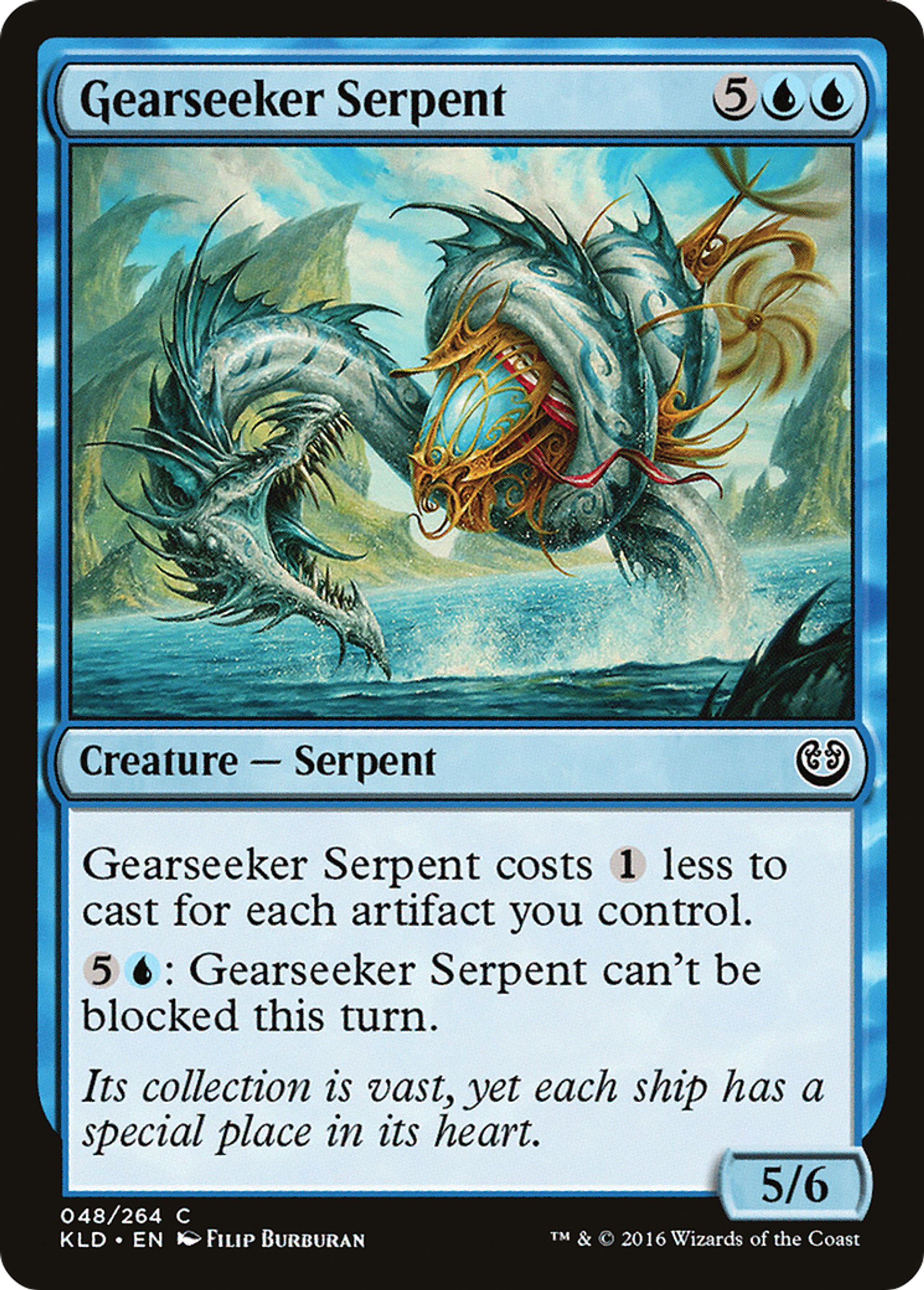 Gearseeker Serpent — Kaladesh — Magic: The Gathering