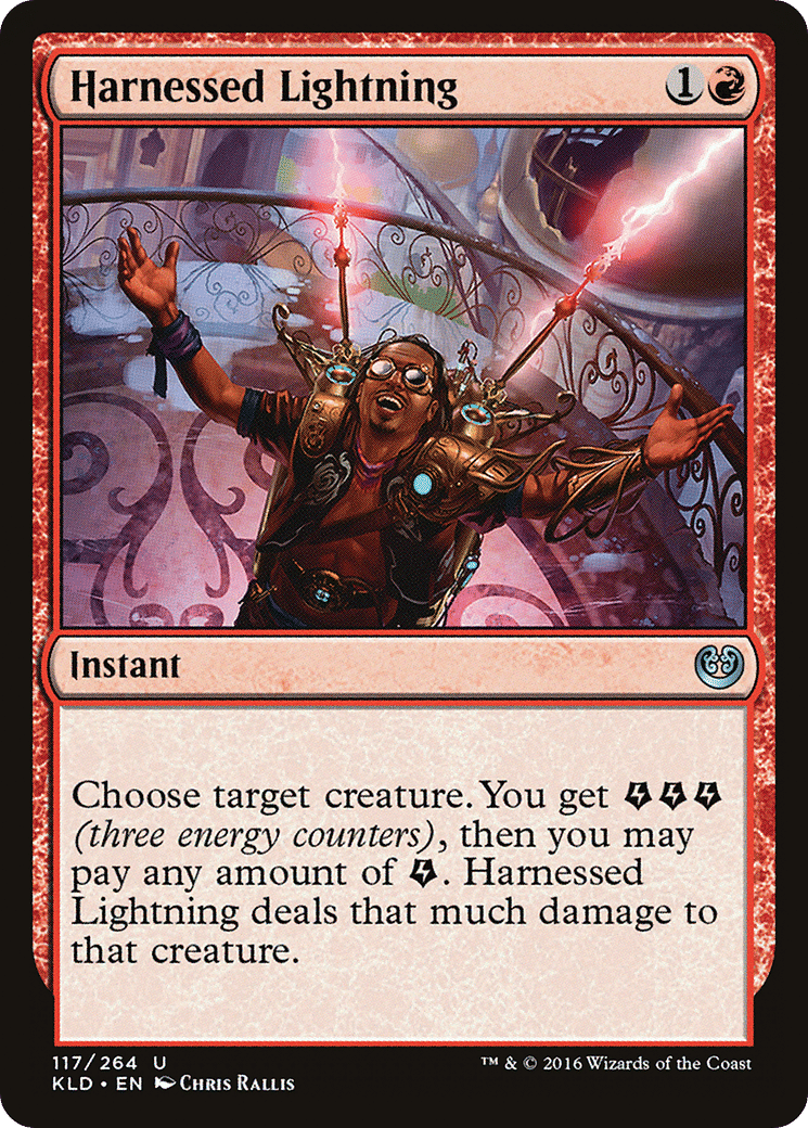 Harnessed Lightning — Kaladesh — Magic: The Gathering
