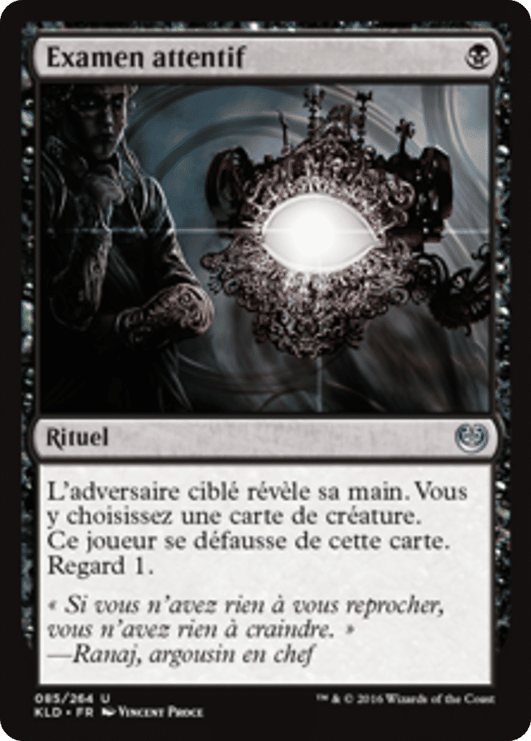 Examen attentif — Kaladesh — Magic: The Gathering