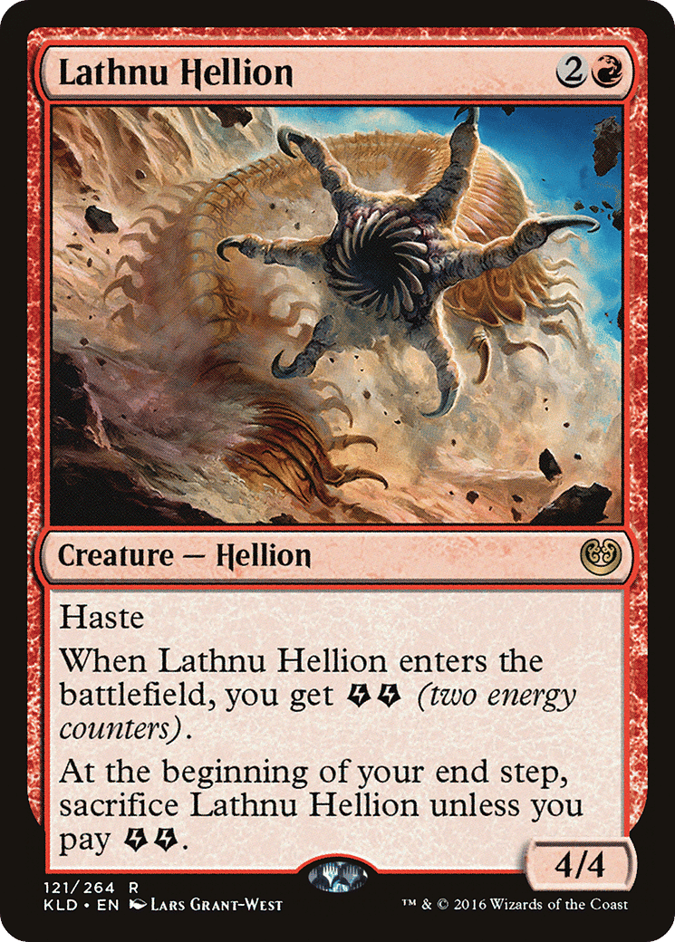 Lathnu Hellion — Kaladesh — Magic: The Gathering