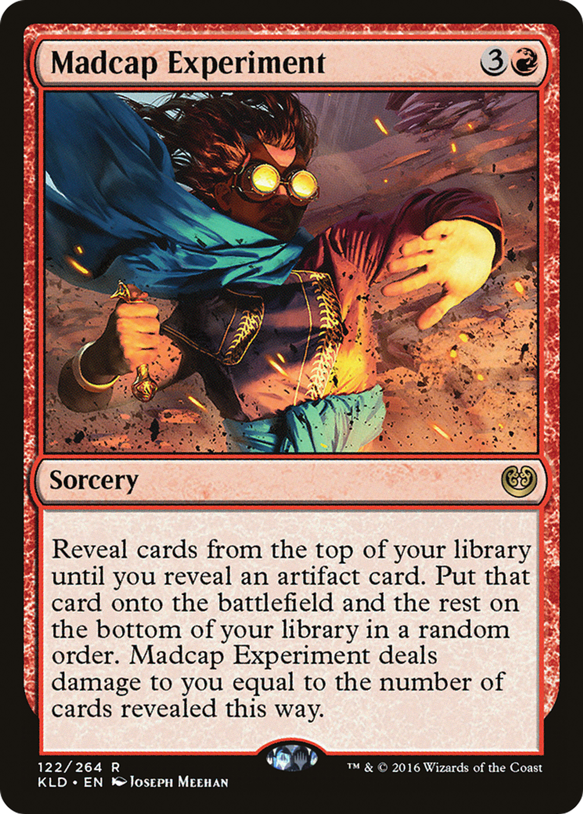 Expérience de tête brûlée — Kaladesh — Magic: The Gathering