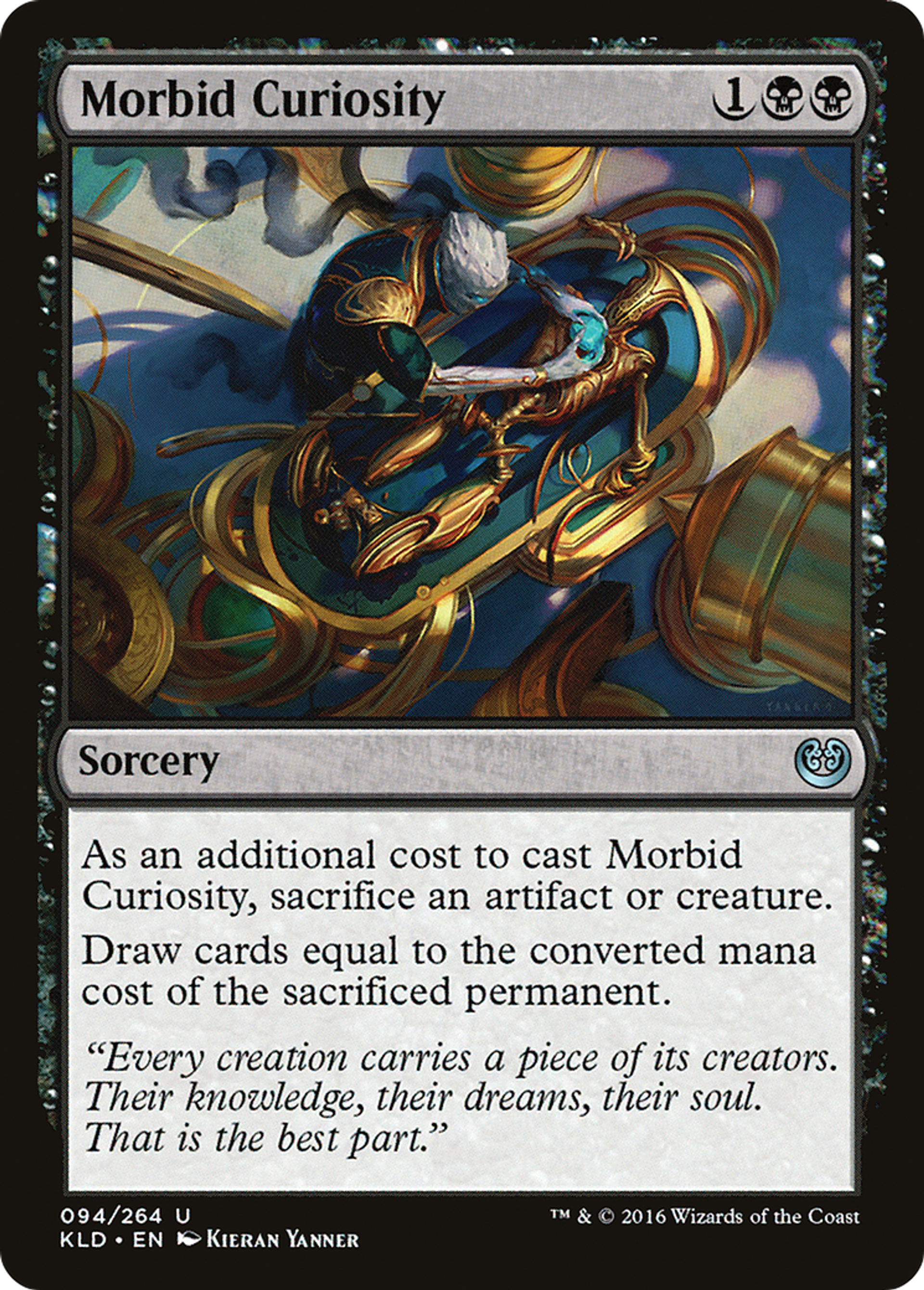 Curiosité morbide — Kaladesh — Magic: The Gathering