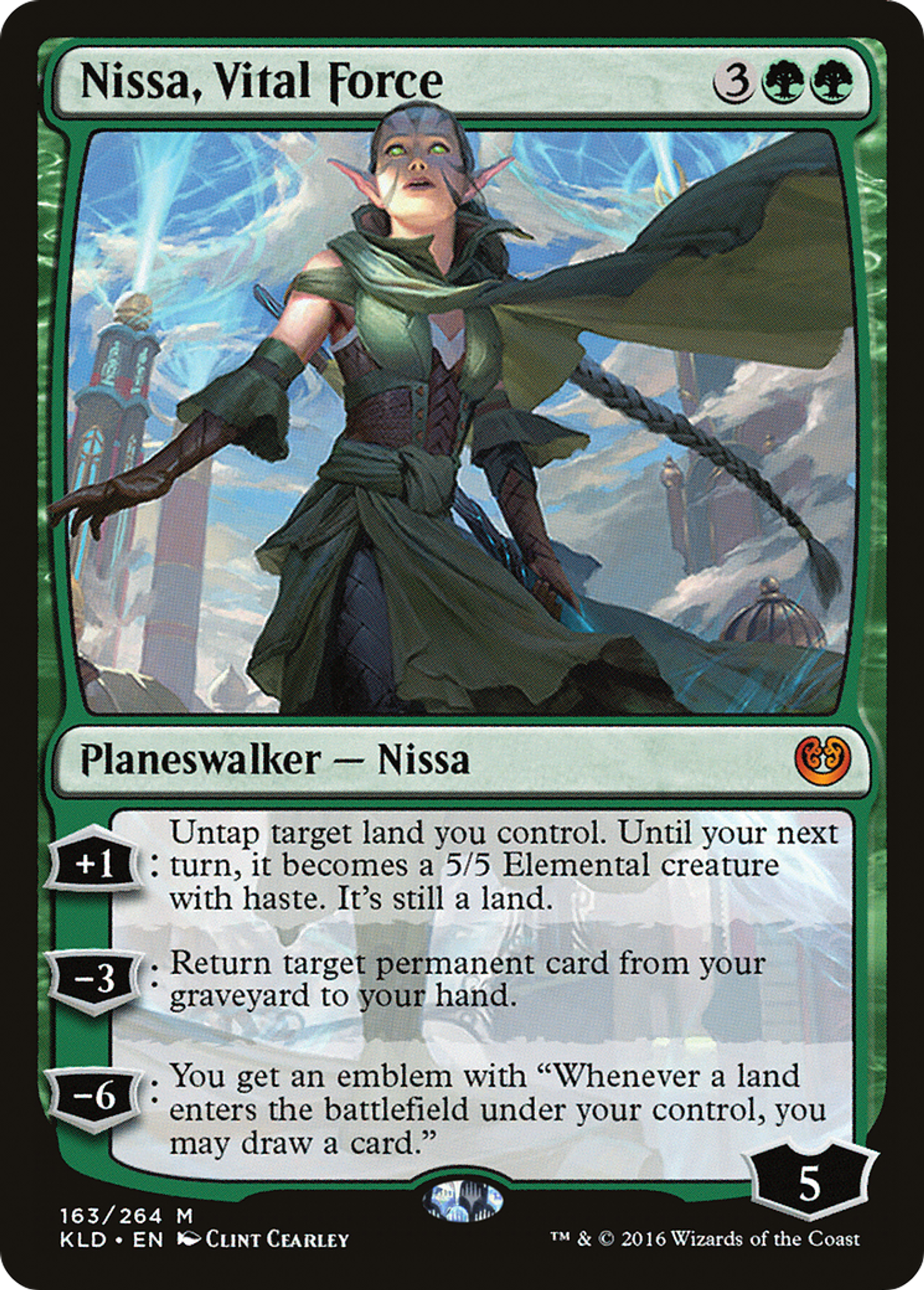 Nissa, Vital Force — Kaladesh — Magic: The Gathering