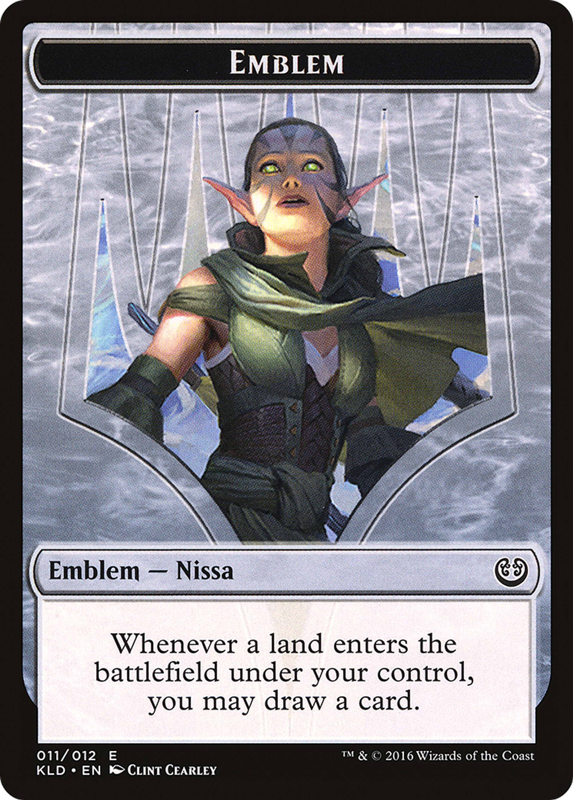 Nissa, Vital Force Emblem — Kaladesh — Magic: The Gathering