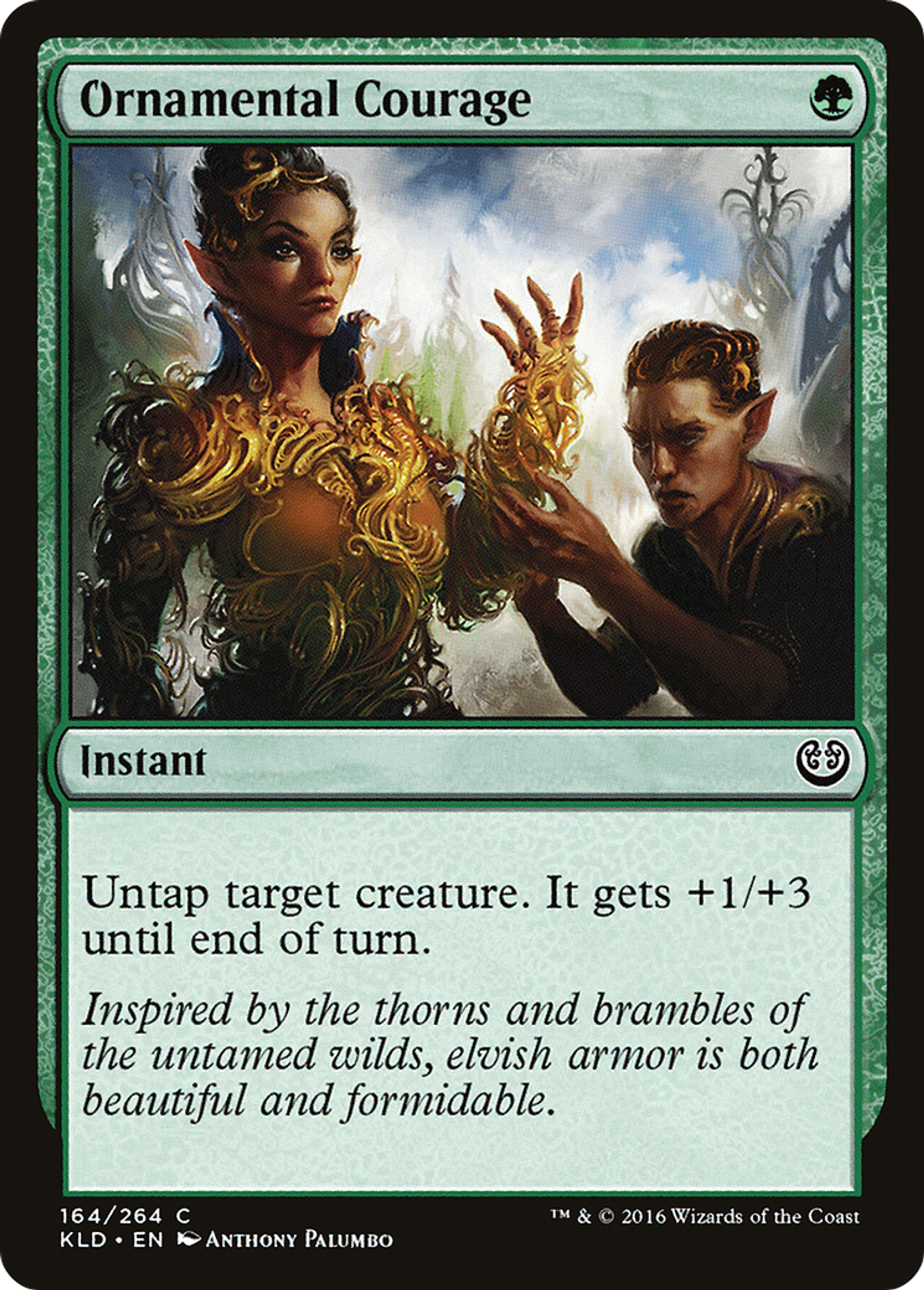 Ornamental Courage — Kaladesh — Magic: The Gathering