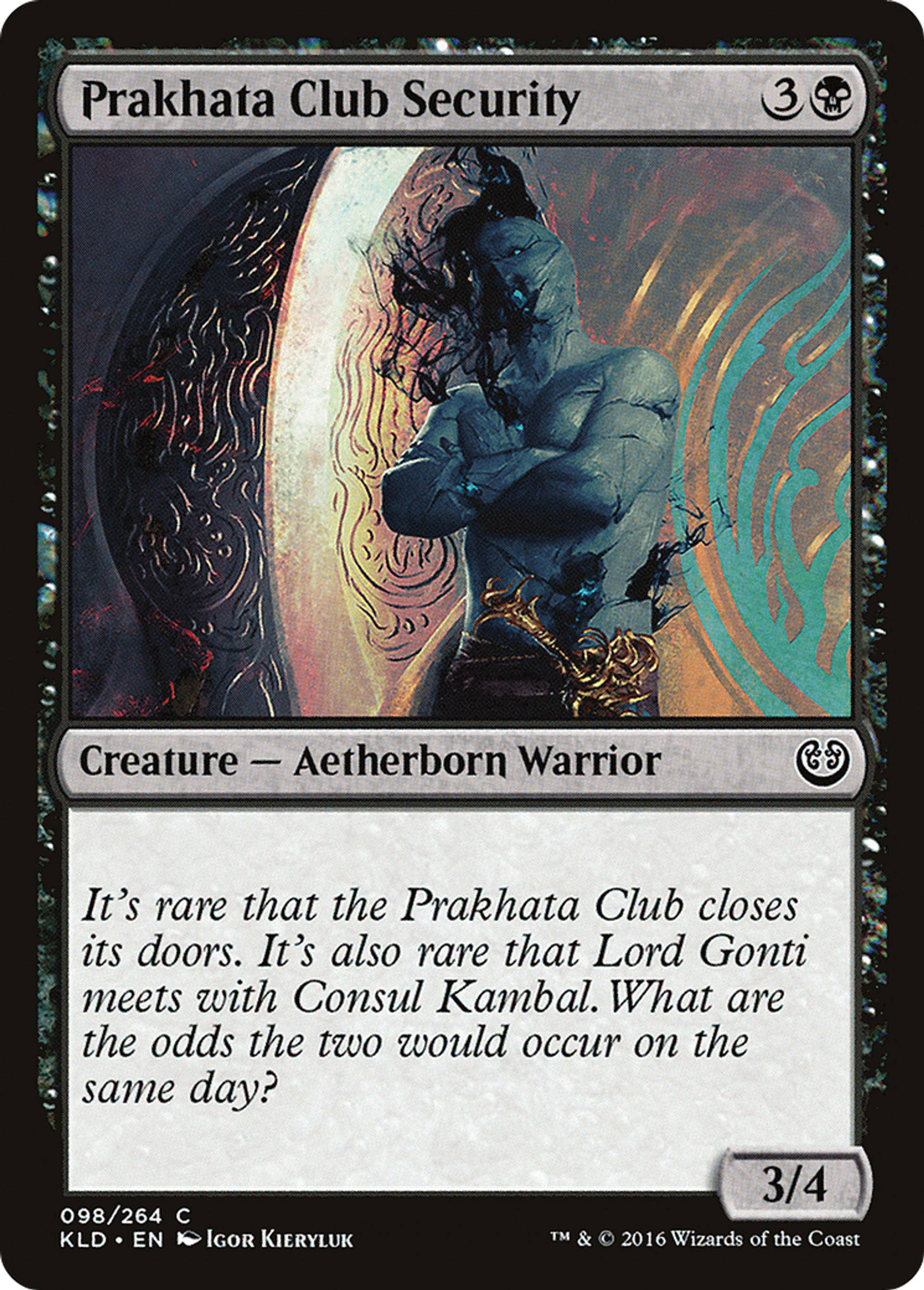 Prakhata Club Security — Kaladesh — Magic: The Gathering