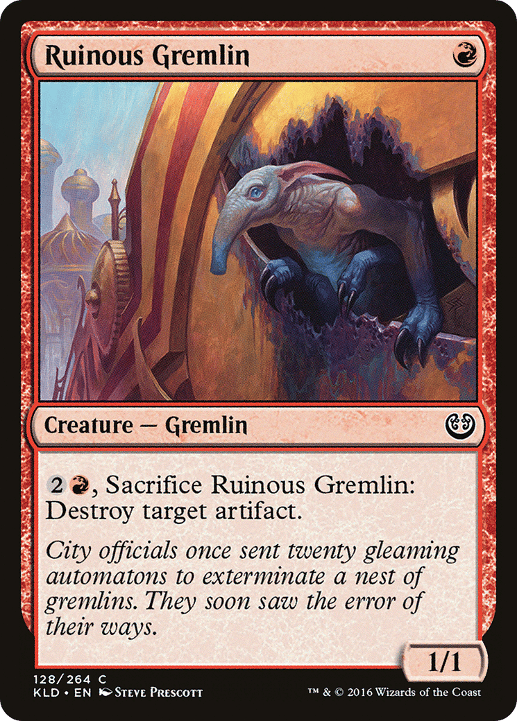 Ruinous Gremlin — Kaladesh — Magic: The Gathering