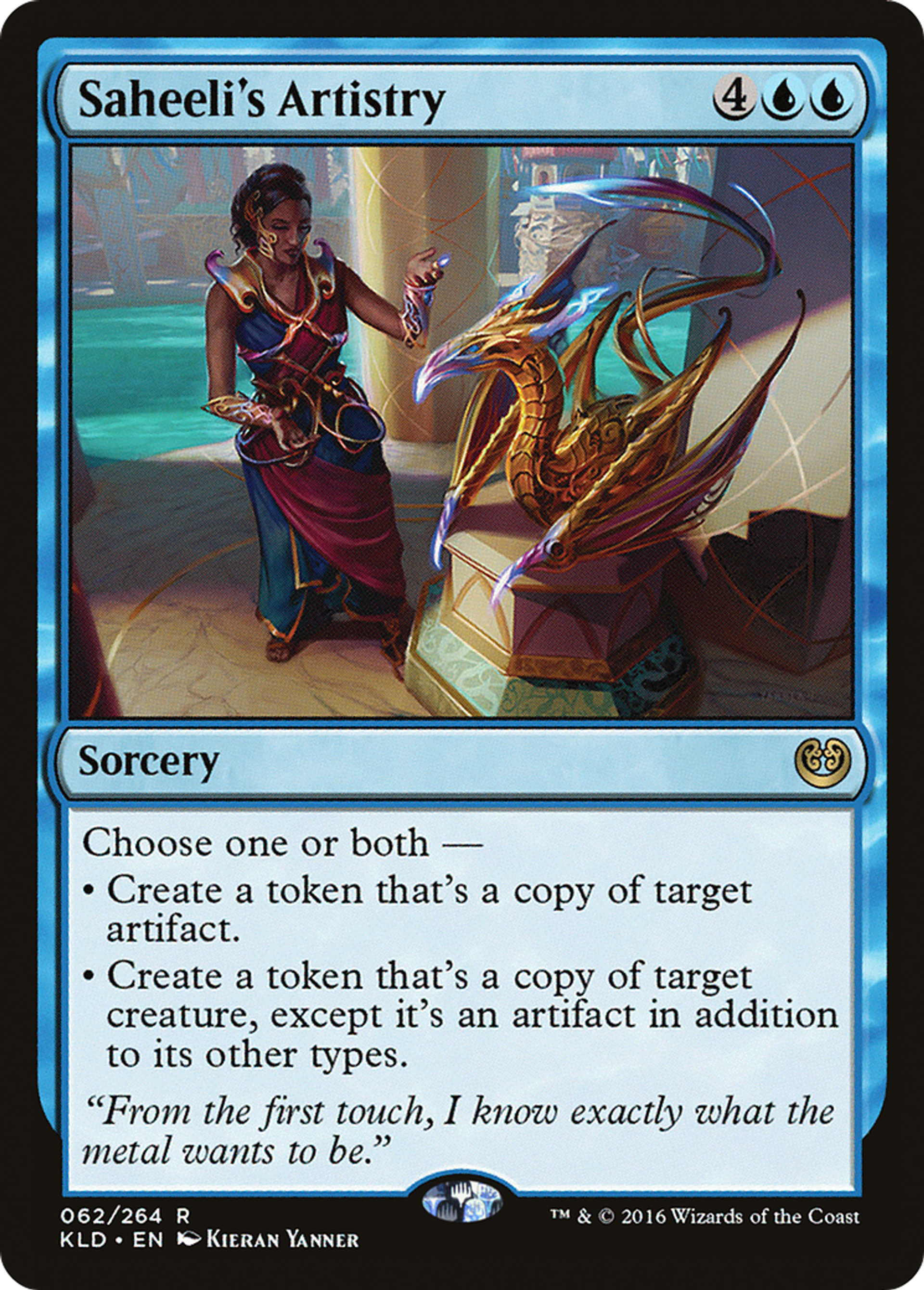 Art de Saheeli — Kaladesh — Magic: The Gathering