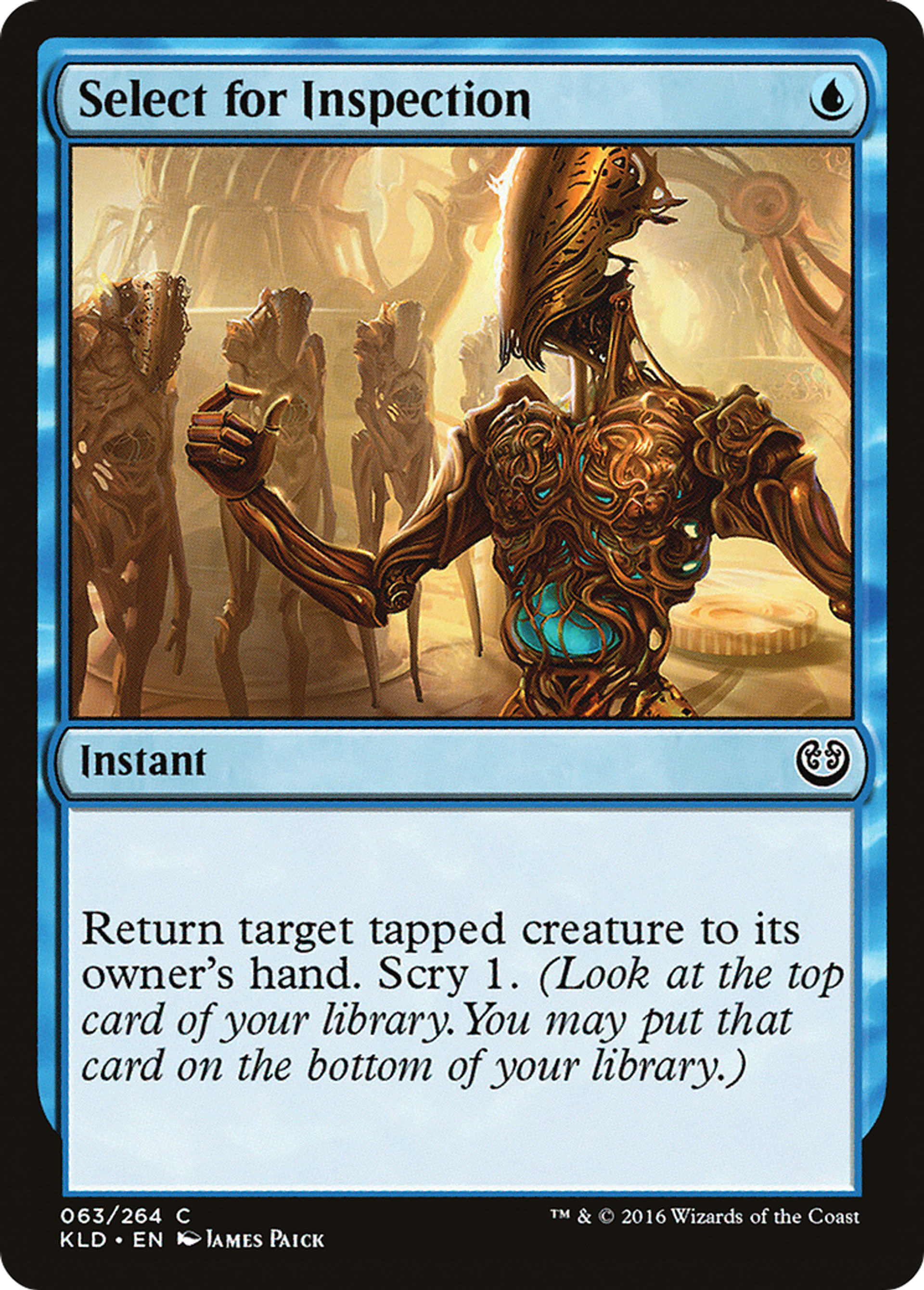 Sélection pour l'inspection — Kaladesh — Magic: The Gathering