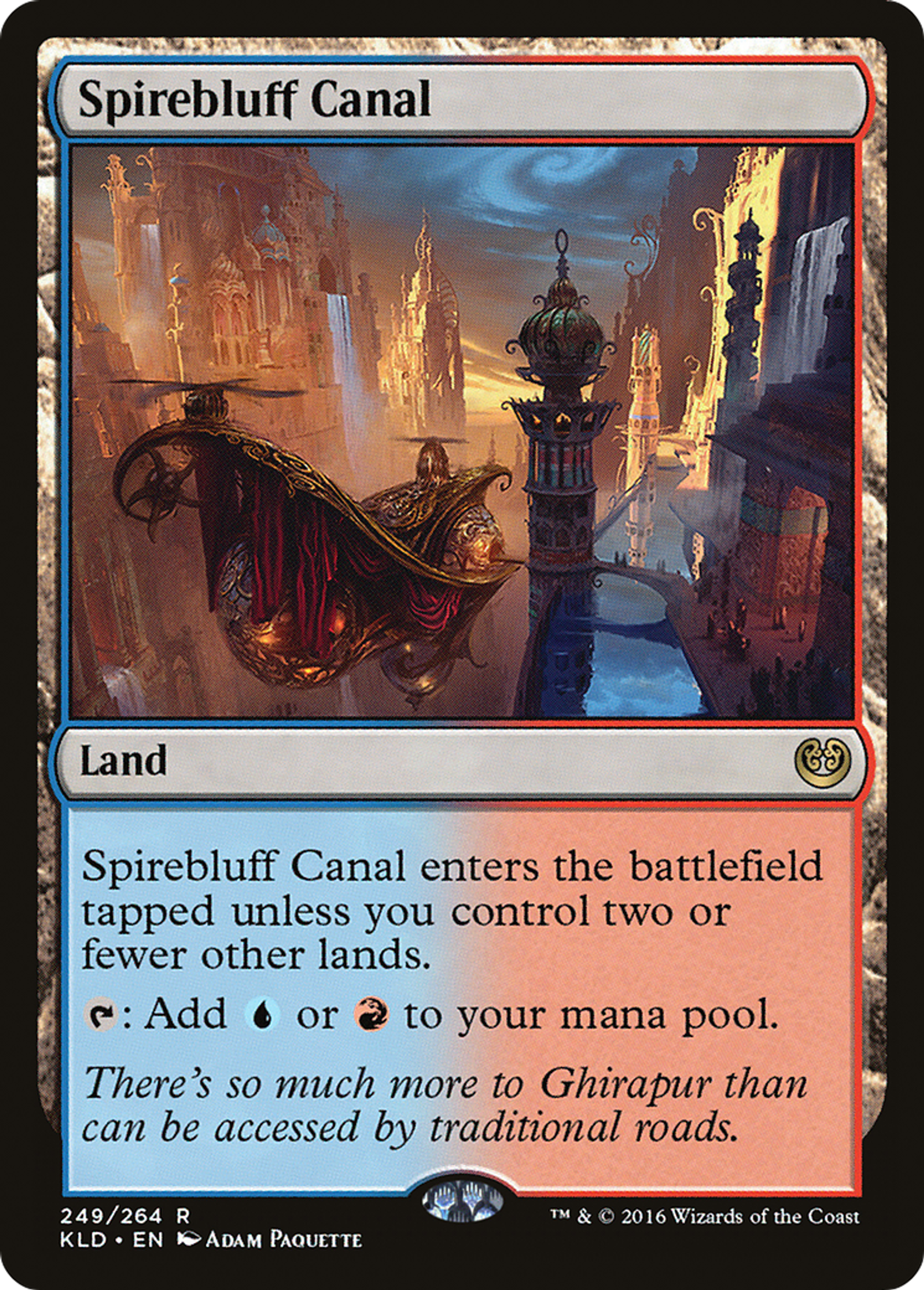 Spirebluff Canal — Kaladesh — Magic: The Gathering