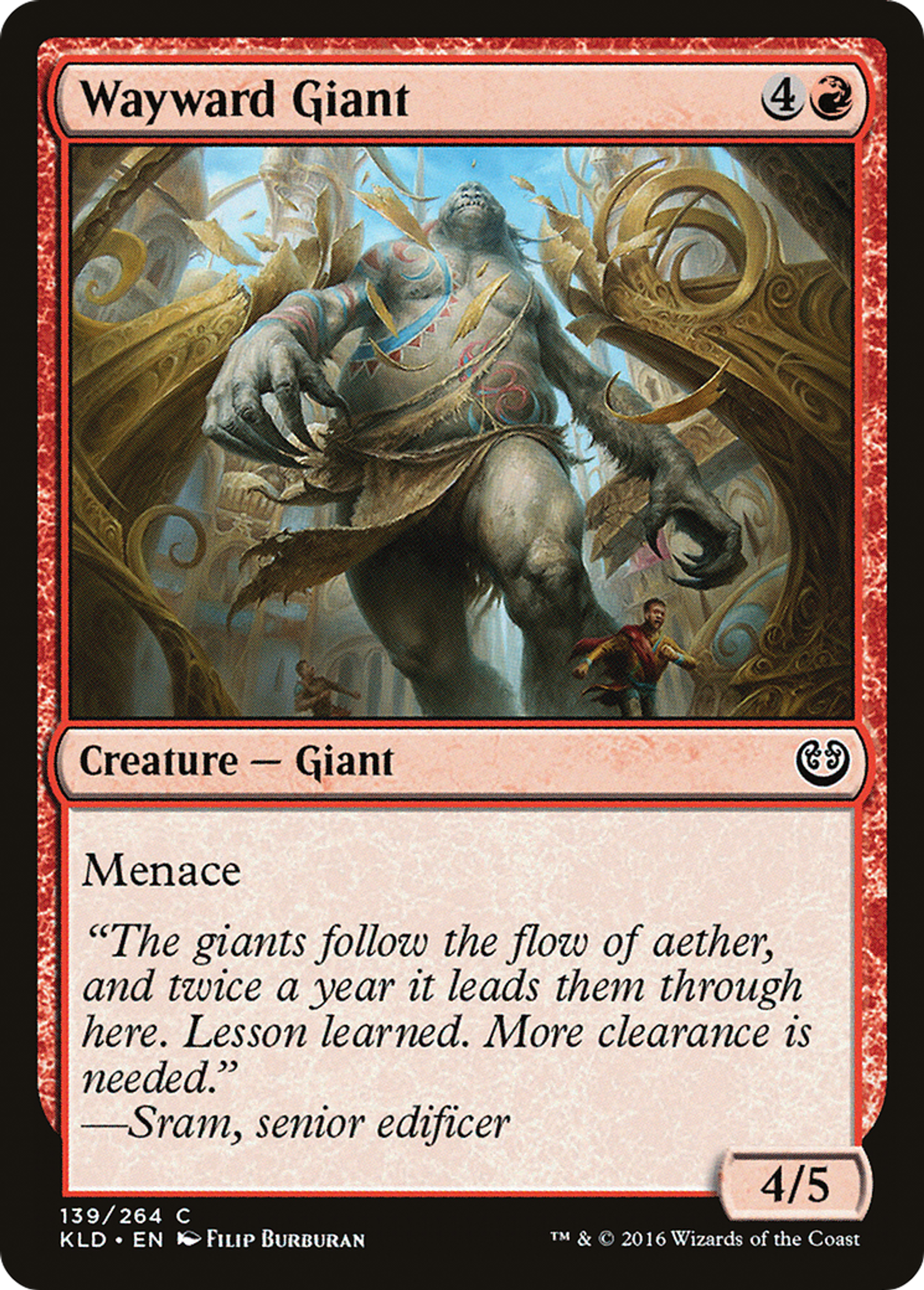 Géant rétif — Kaladesh — Magic: The Gathering