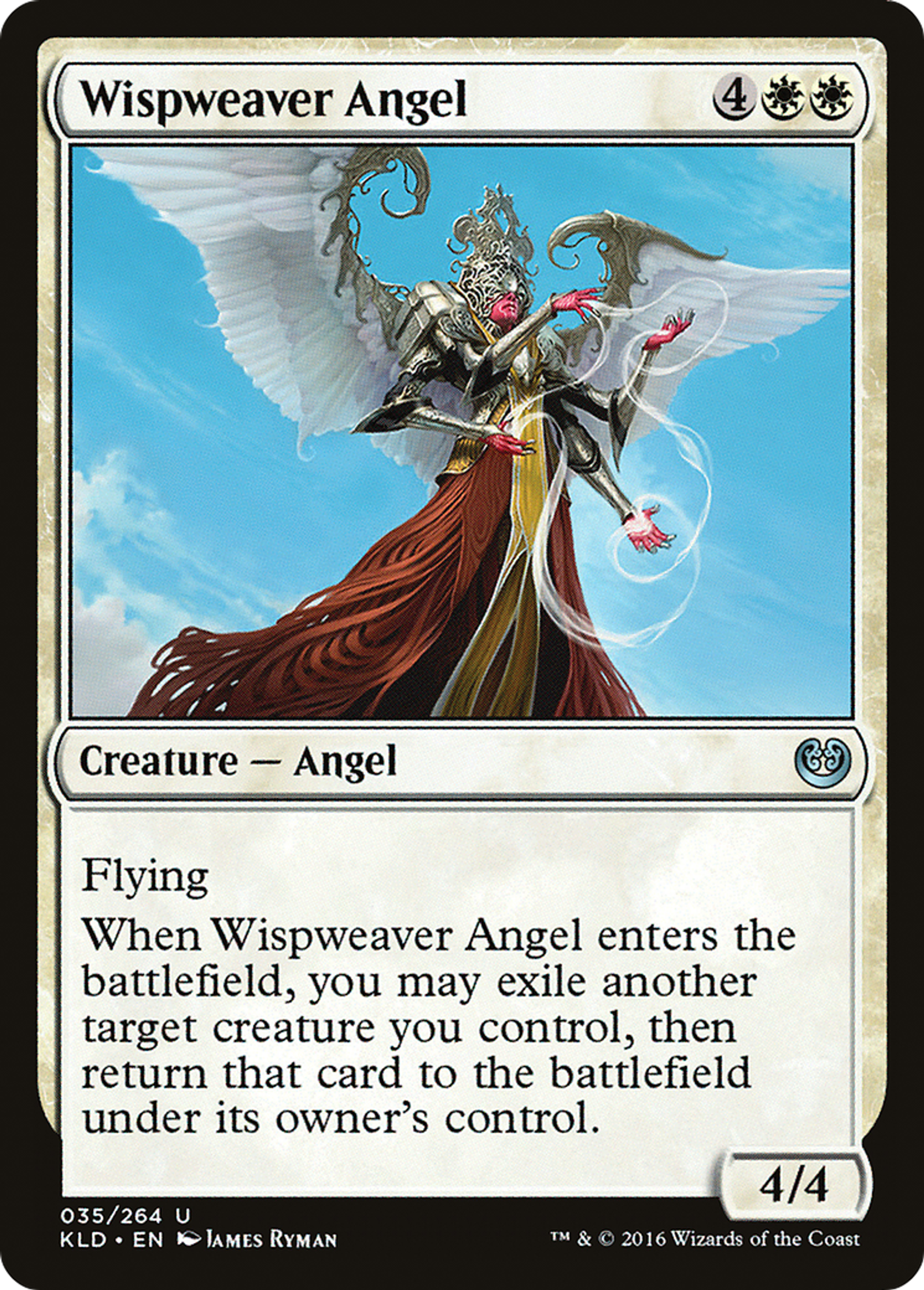 Wispweaver Angel — Kaladesh — Magic: The Gathering