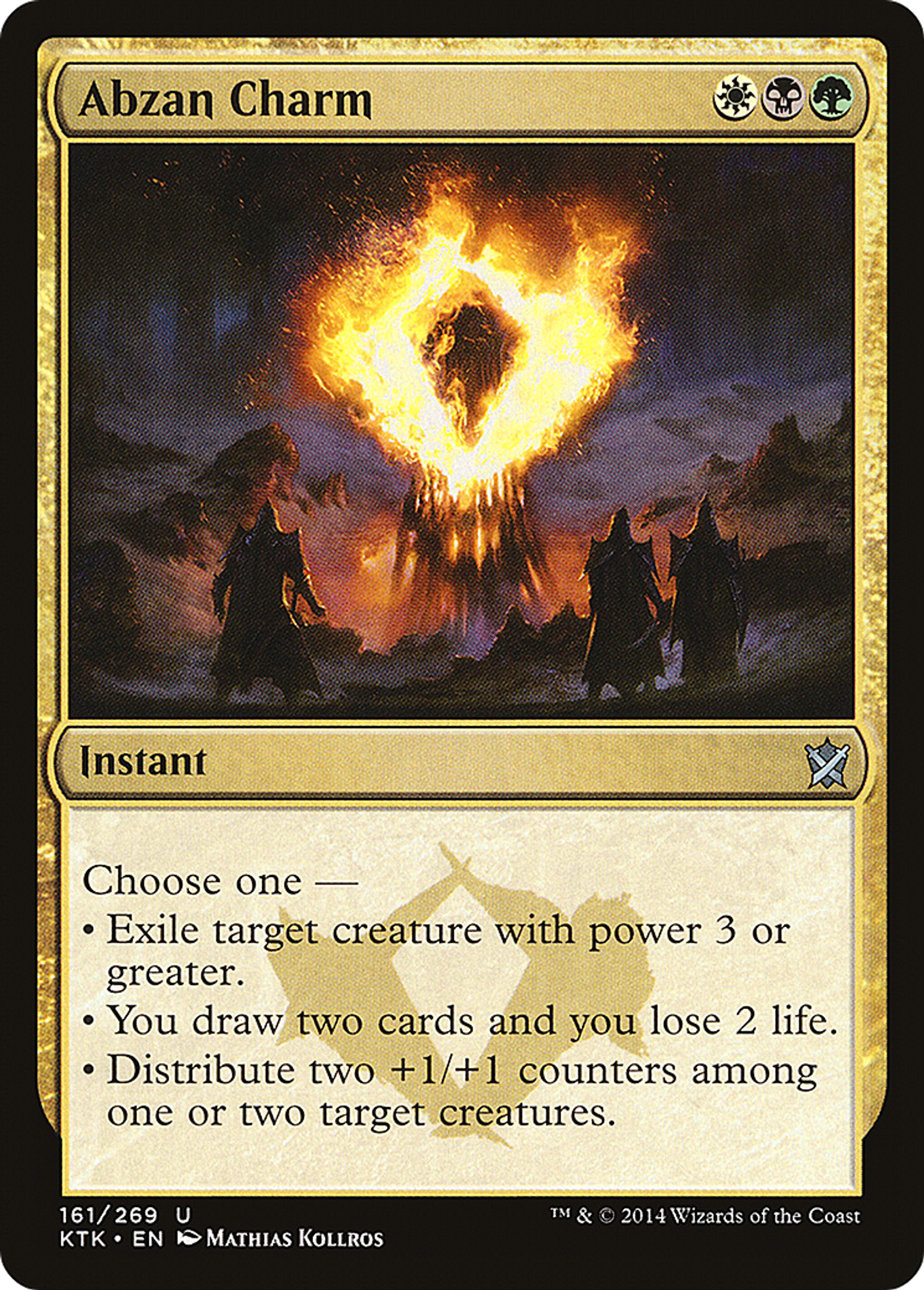 Charme d'Abzan — Khans of Tarkir — Magic: The Gathering
