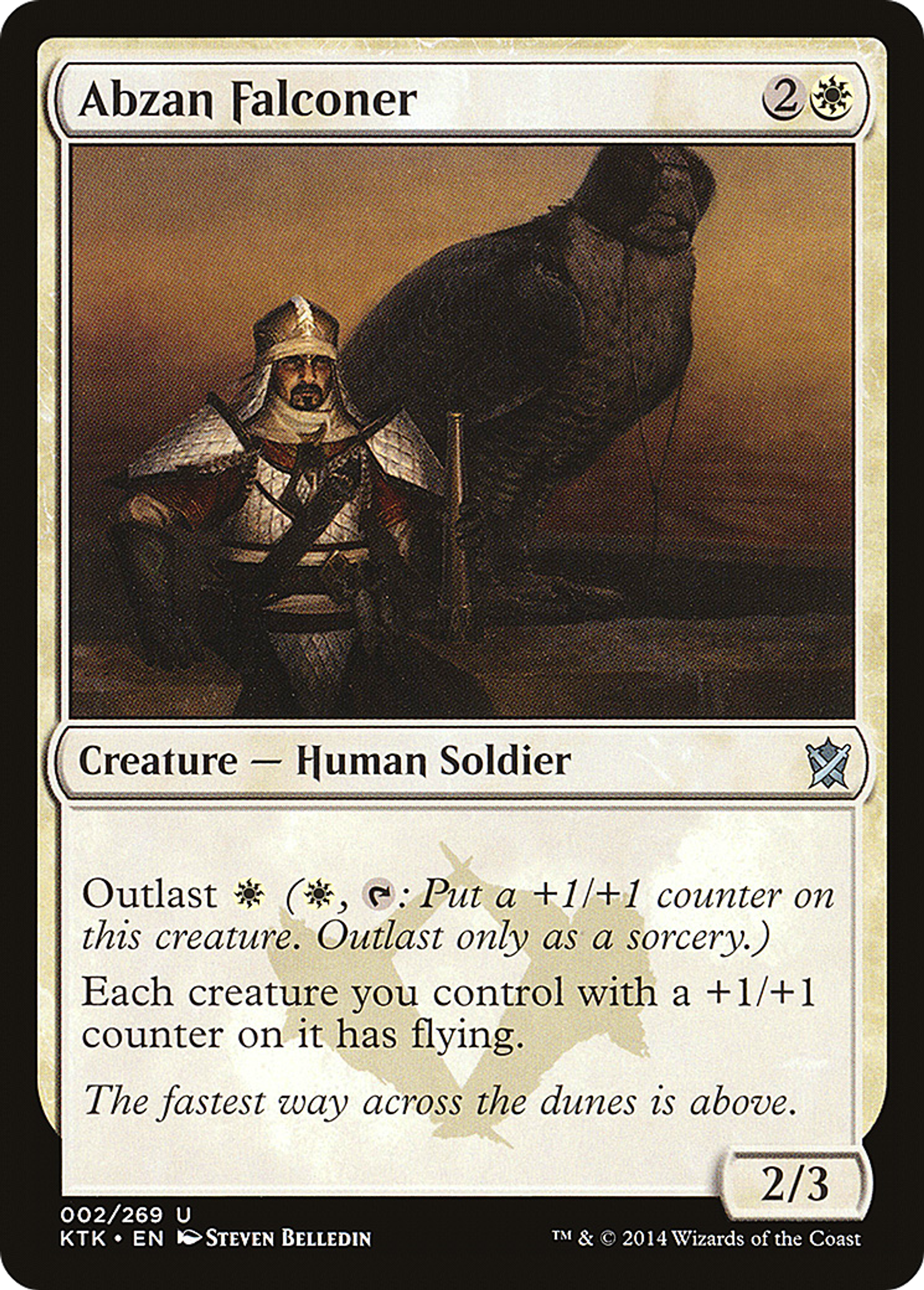 Abzan Falconer — Khans of Tarkir — Magic: The Gathering