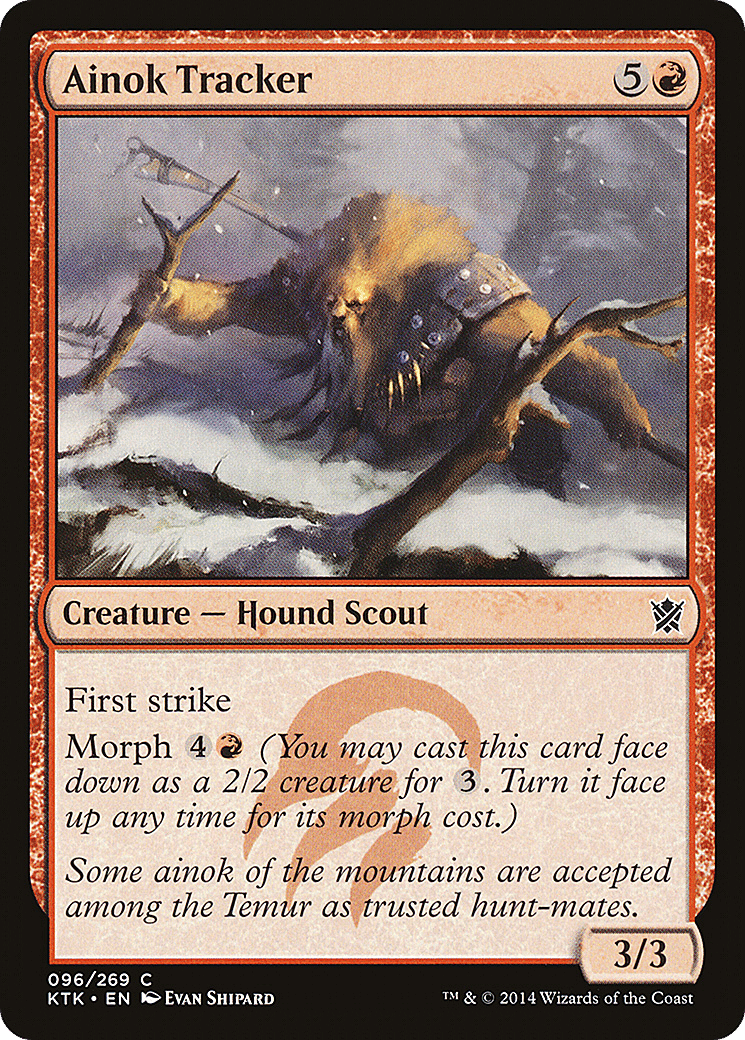 Ainok Tracker — Khans of Tarkir — Magic: The Gathering